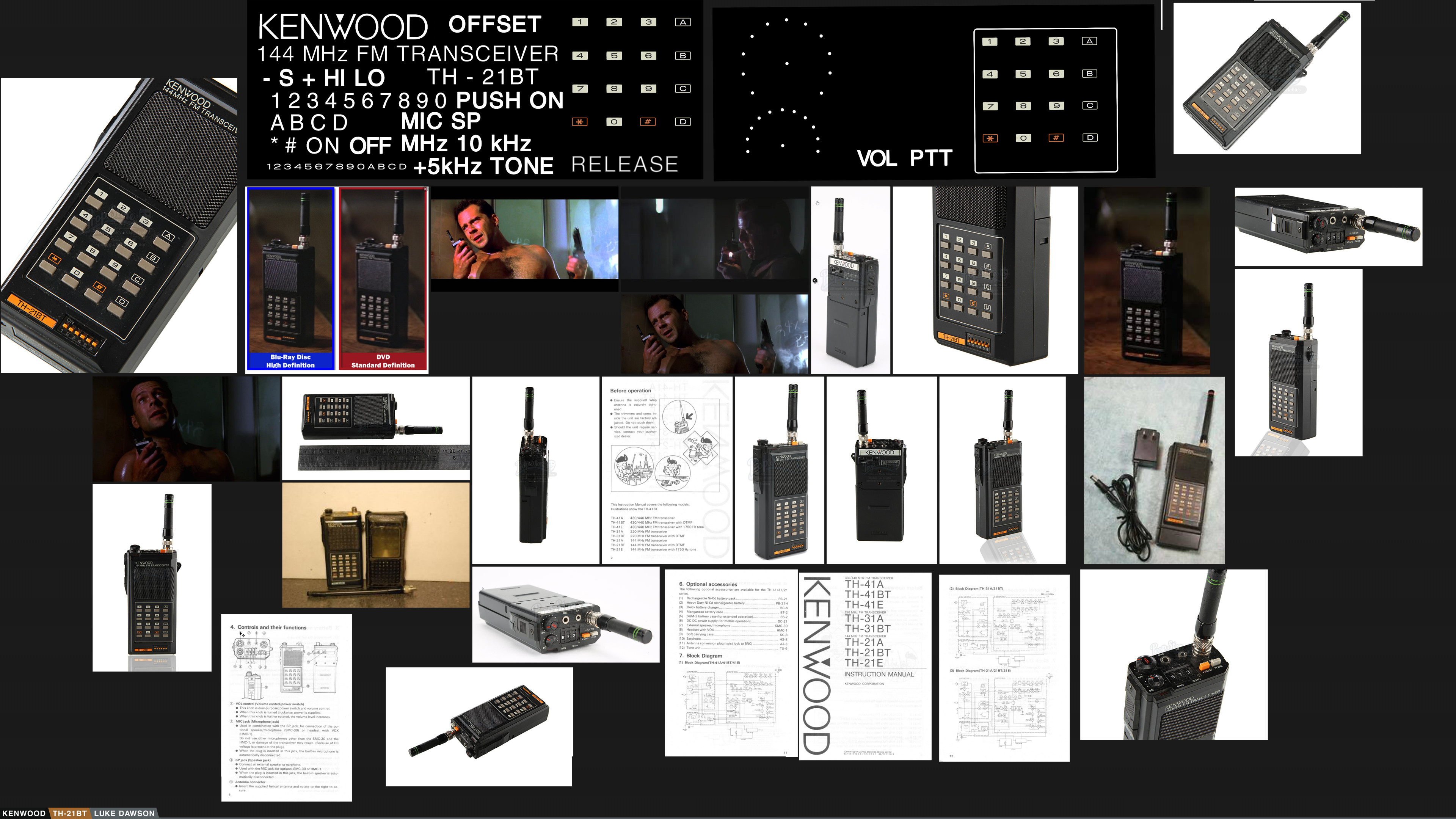 Luke Dawson - Kenwood TH-21BT - Die Hard Walkie Talkie Luke Dawson - Kenwood TH-21BT - Die Hard Walkie Talkie