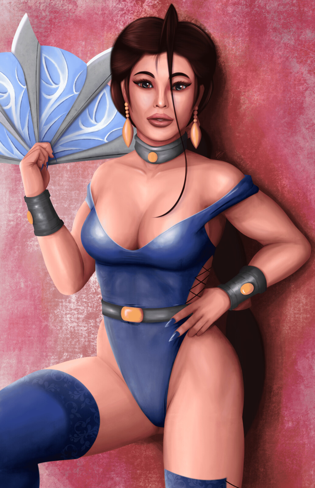 Artstation Mortal Kombat Deadly Alliance Kitana Alternate Costume Billjackson Ducusin