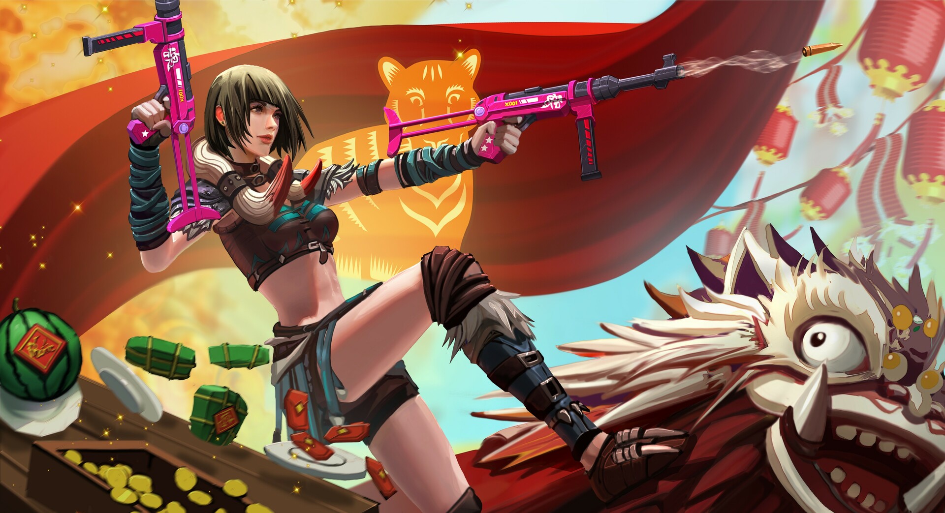 Artstation Kelly Free Fire Garena Shinji Studio