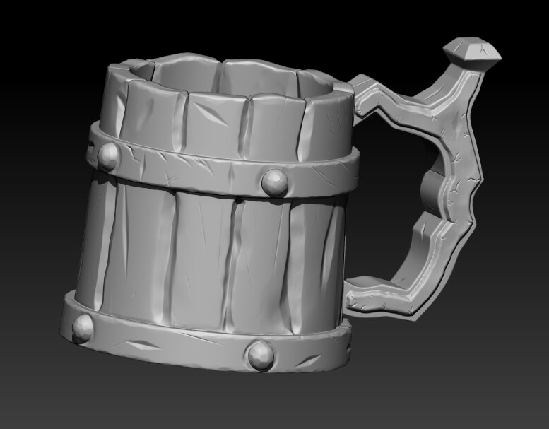 ArtStation - 3D Beer Mug