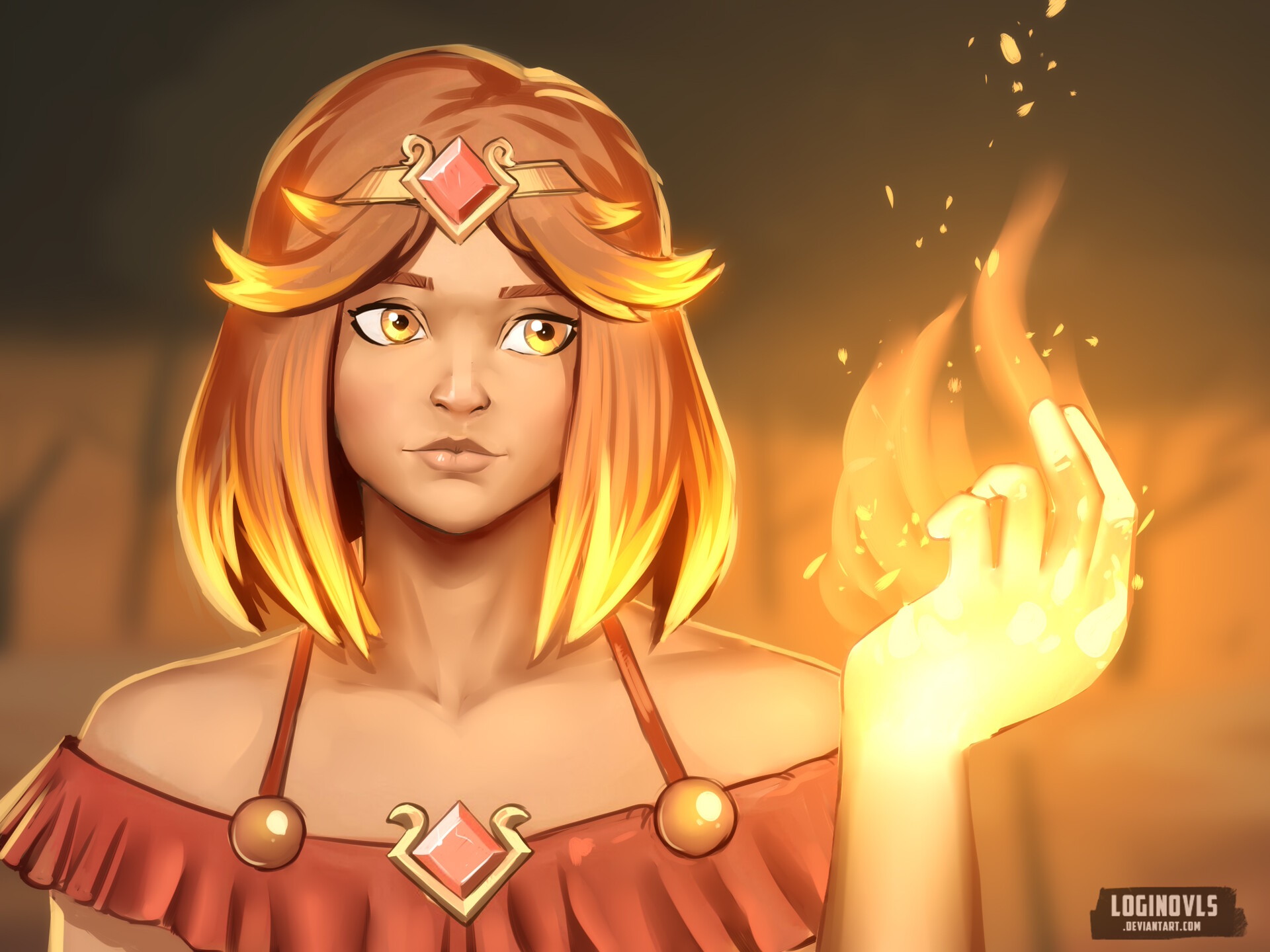 ArtStation - Flame Princess