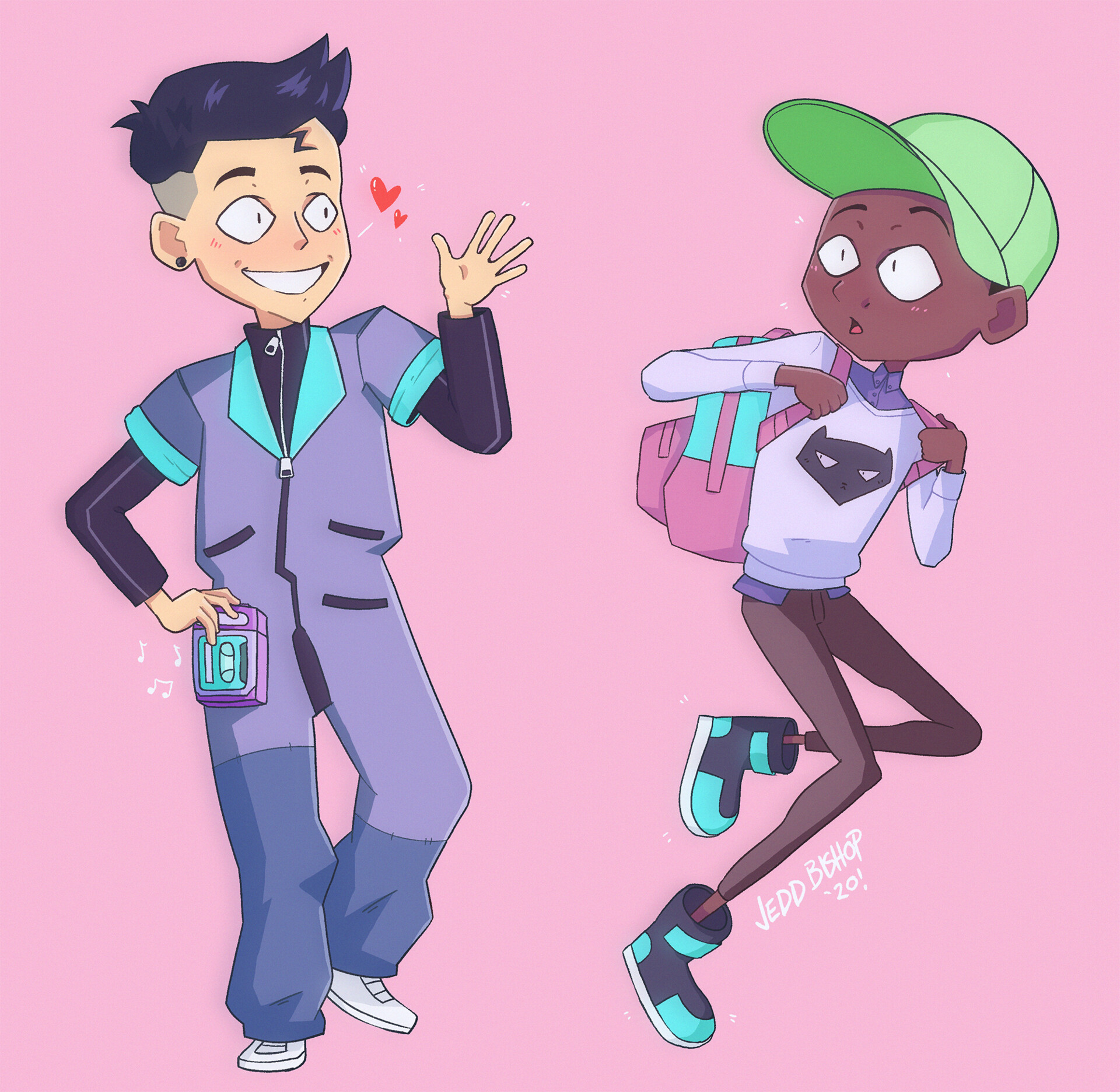 ArtStation Benson and Troy