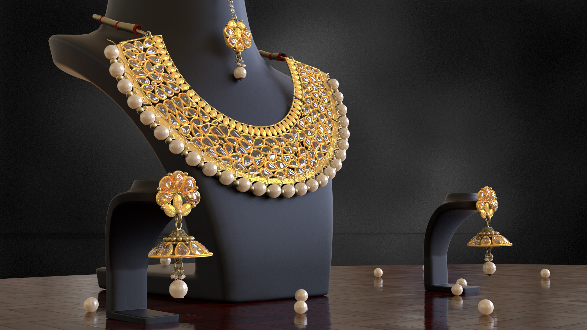 ArtStation Jewellery Necklace Detailed