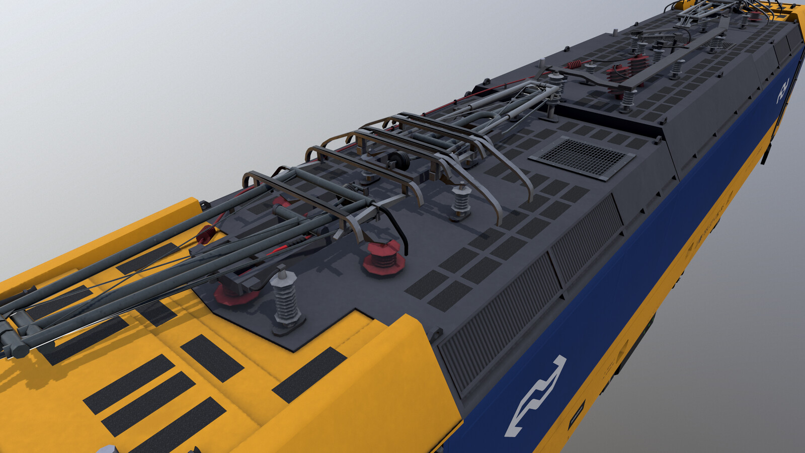 Marmoset Toolbag render of the Traxx 186
