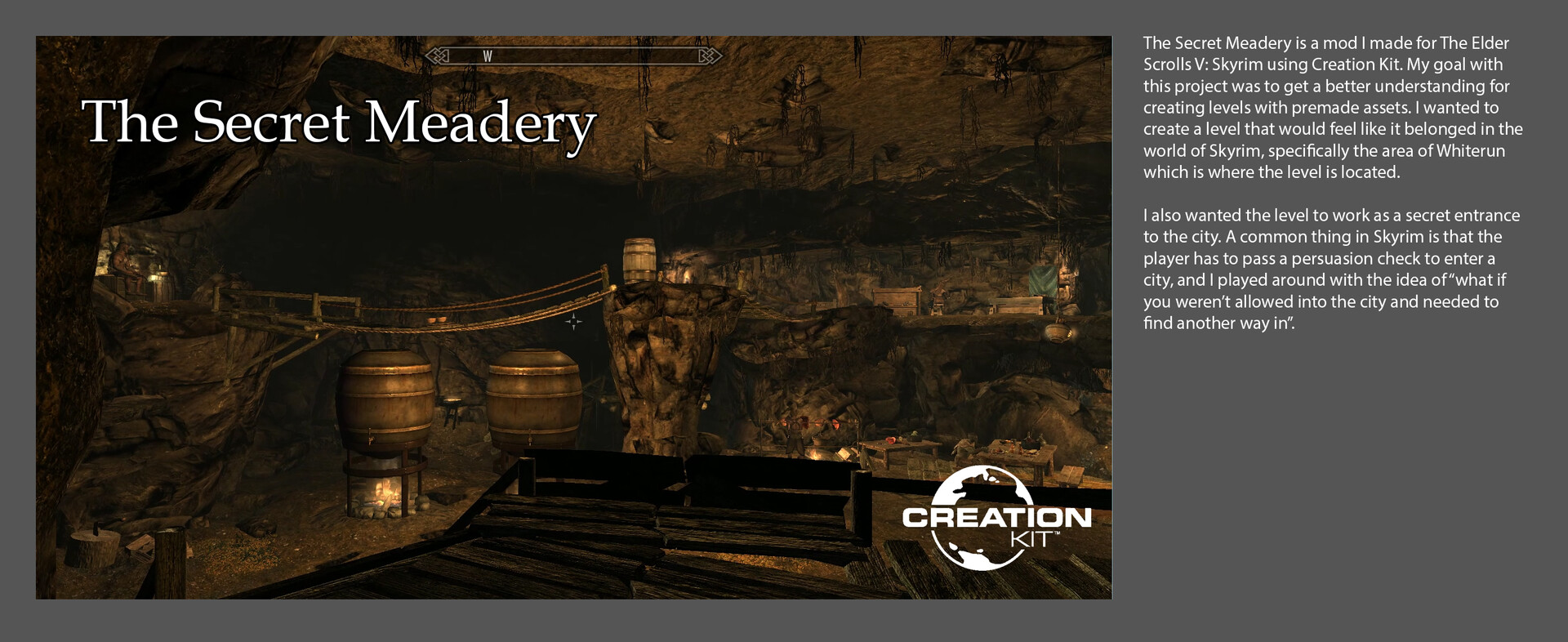 Artstation The Secret Meadery A Skyrim Mod Marie Linn During