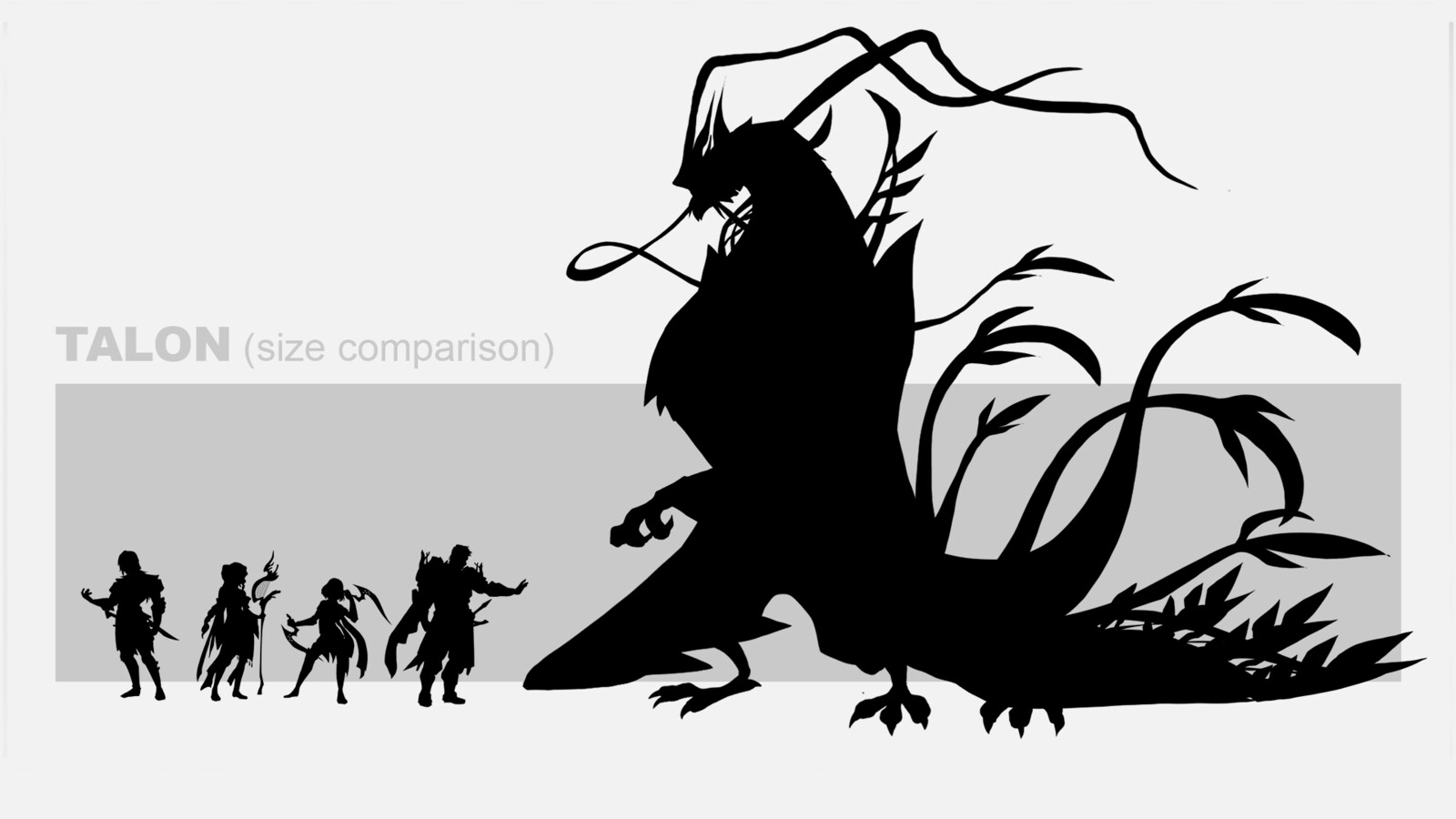 Talon's size comparison