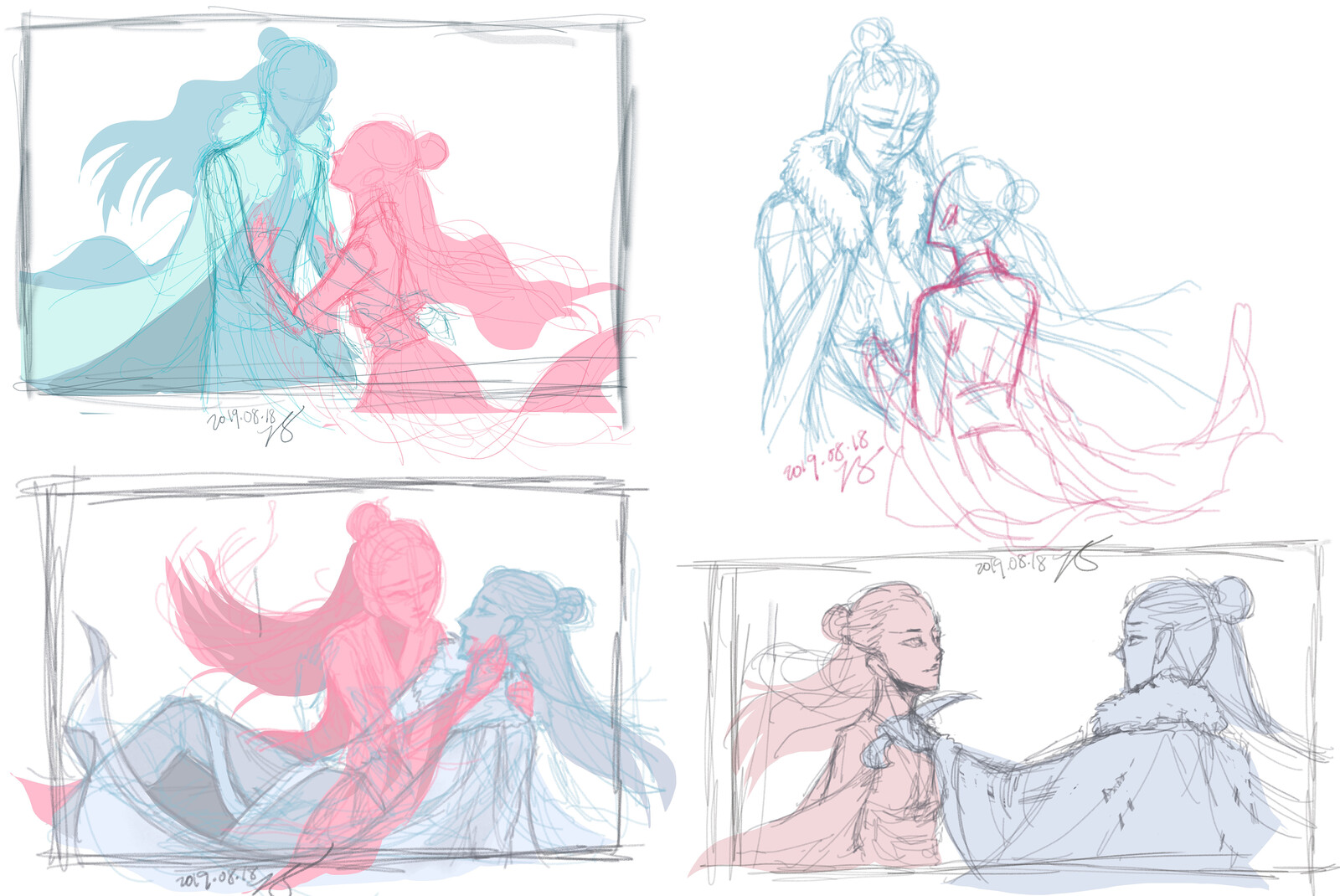 unused concept sketches