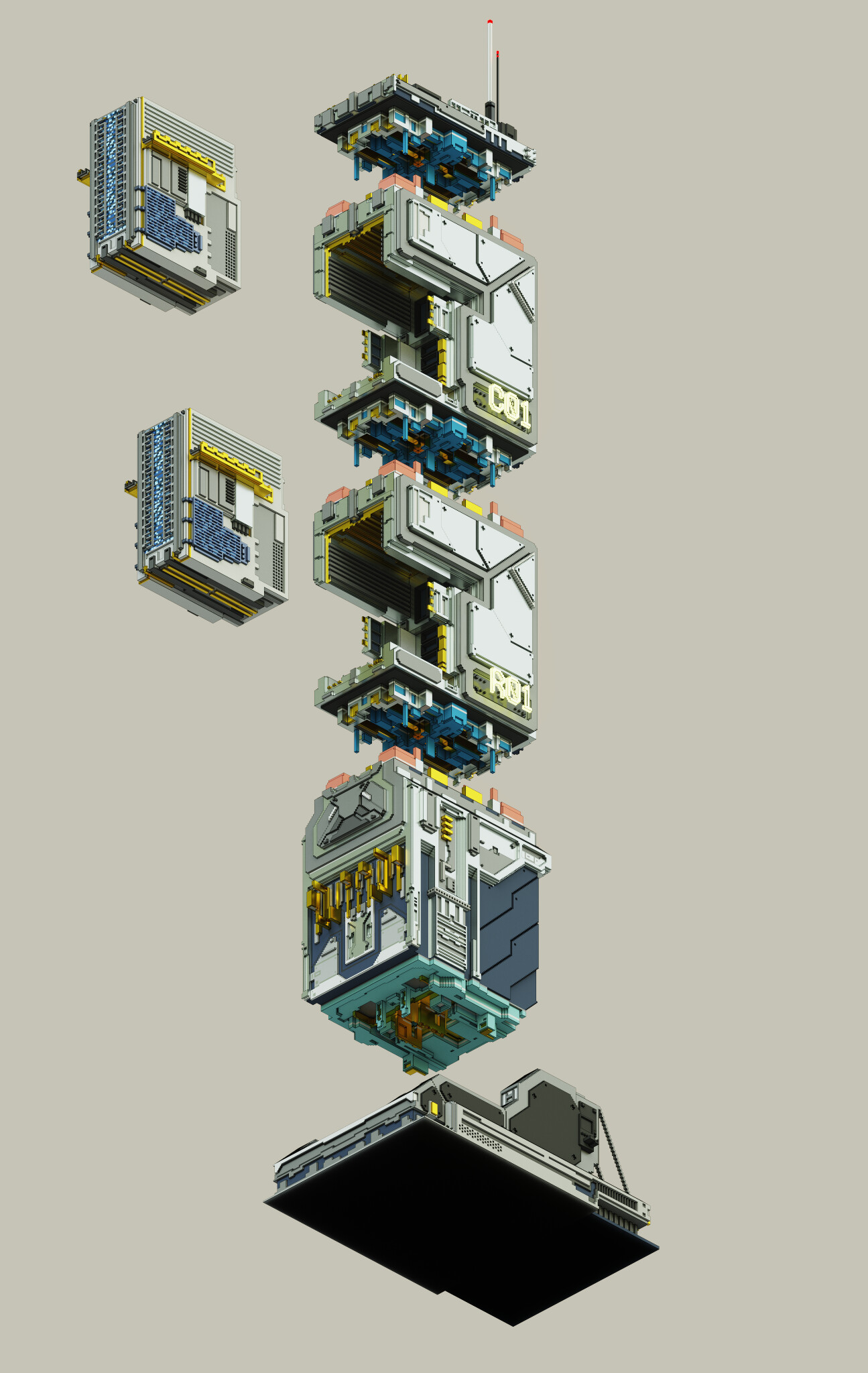 ArtStation - Modular Colony Building - Concept Pitch