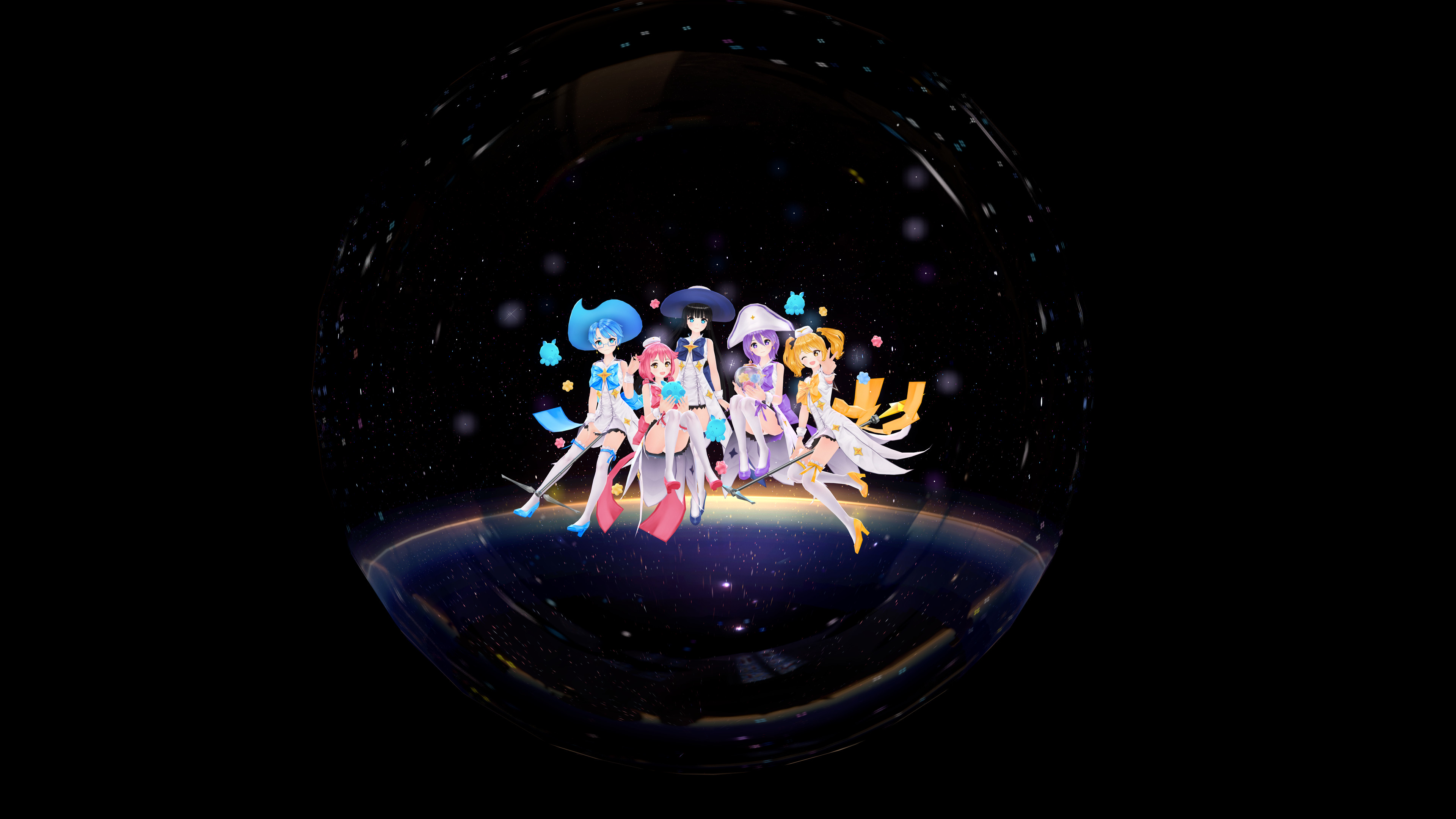 Artstation Bli D Wish Upon The Pleiades 방과후플레이아데스 3d Fan Art Handpainted