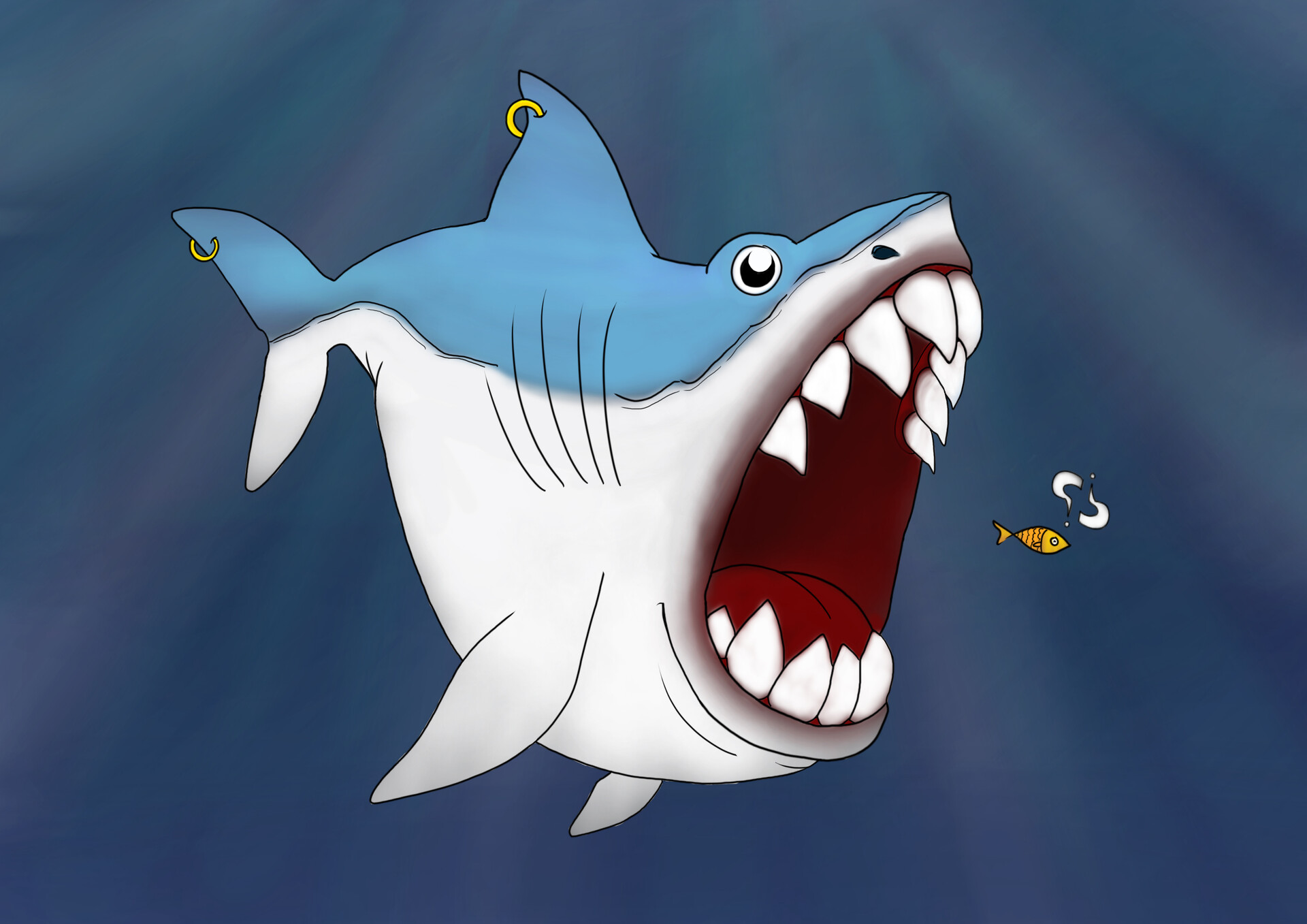 Fernando Cebrian 3d Model Toon Shark