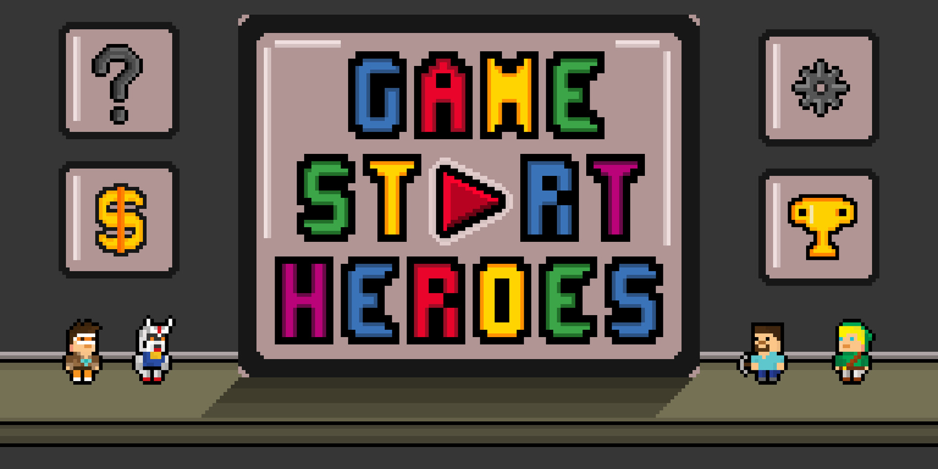 keefe chen gamestart heroes pixel art