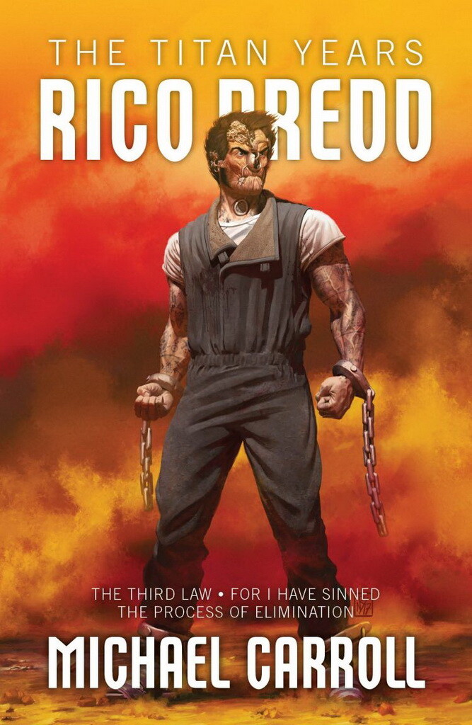 Rico Dredd: The Titan Years. Final, cover, as printed.