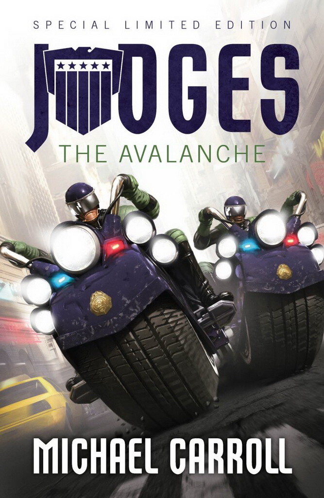 Judges: The Avalanche. Final cover, as printed.