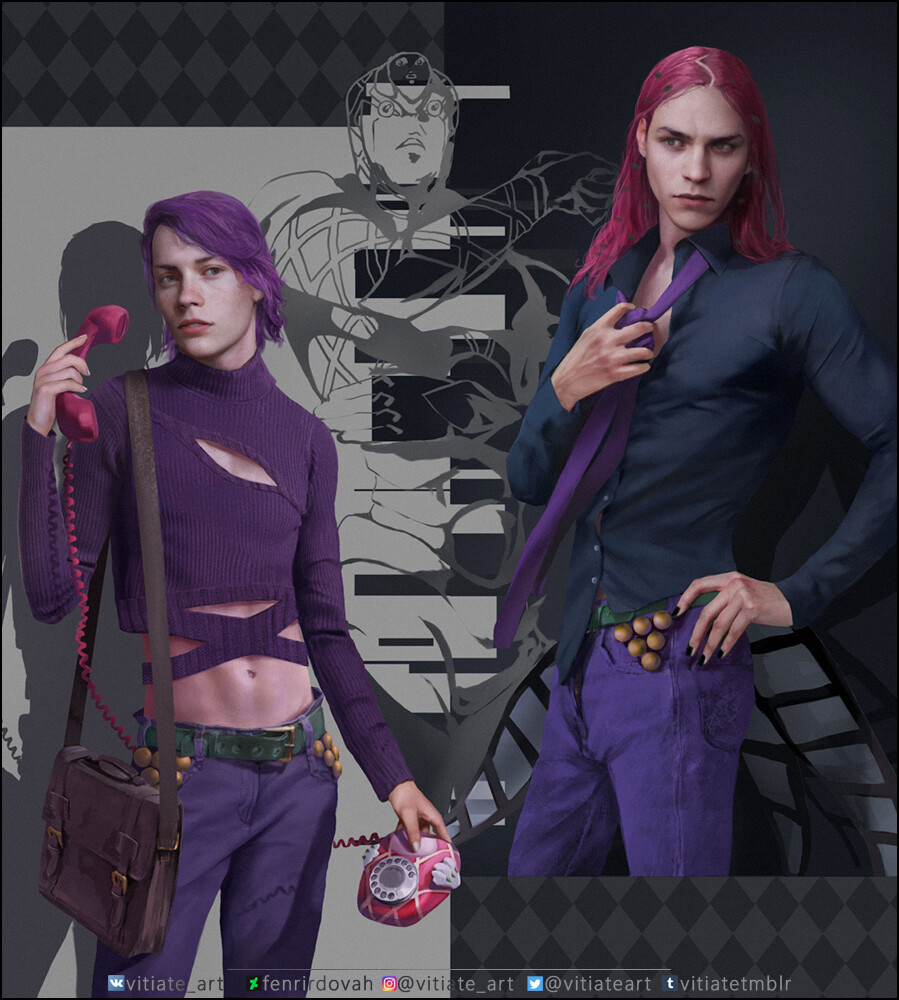 picture Diavolo Doppio Art jjba doppio and diavolo anna kruk