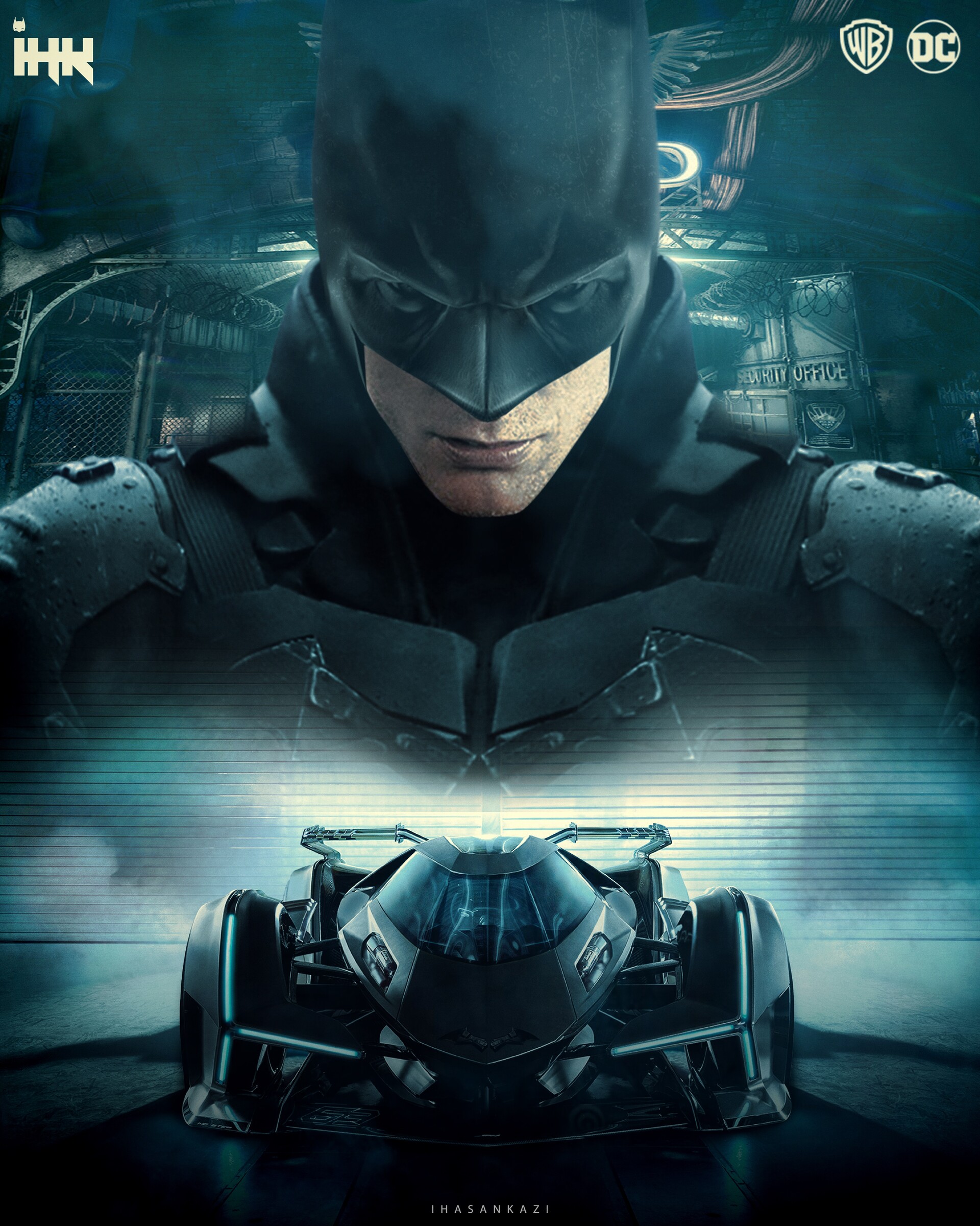 Artstation The Batman And The Batmobile Hasan Kazi