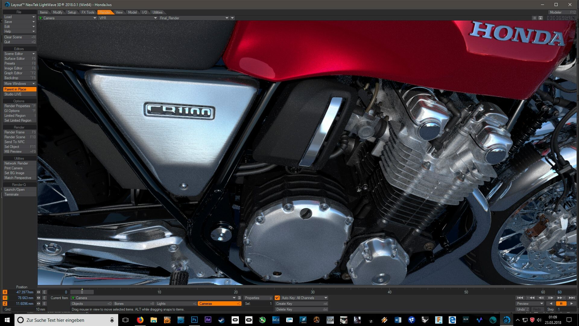 ArtStation - Honda CB1100 EX