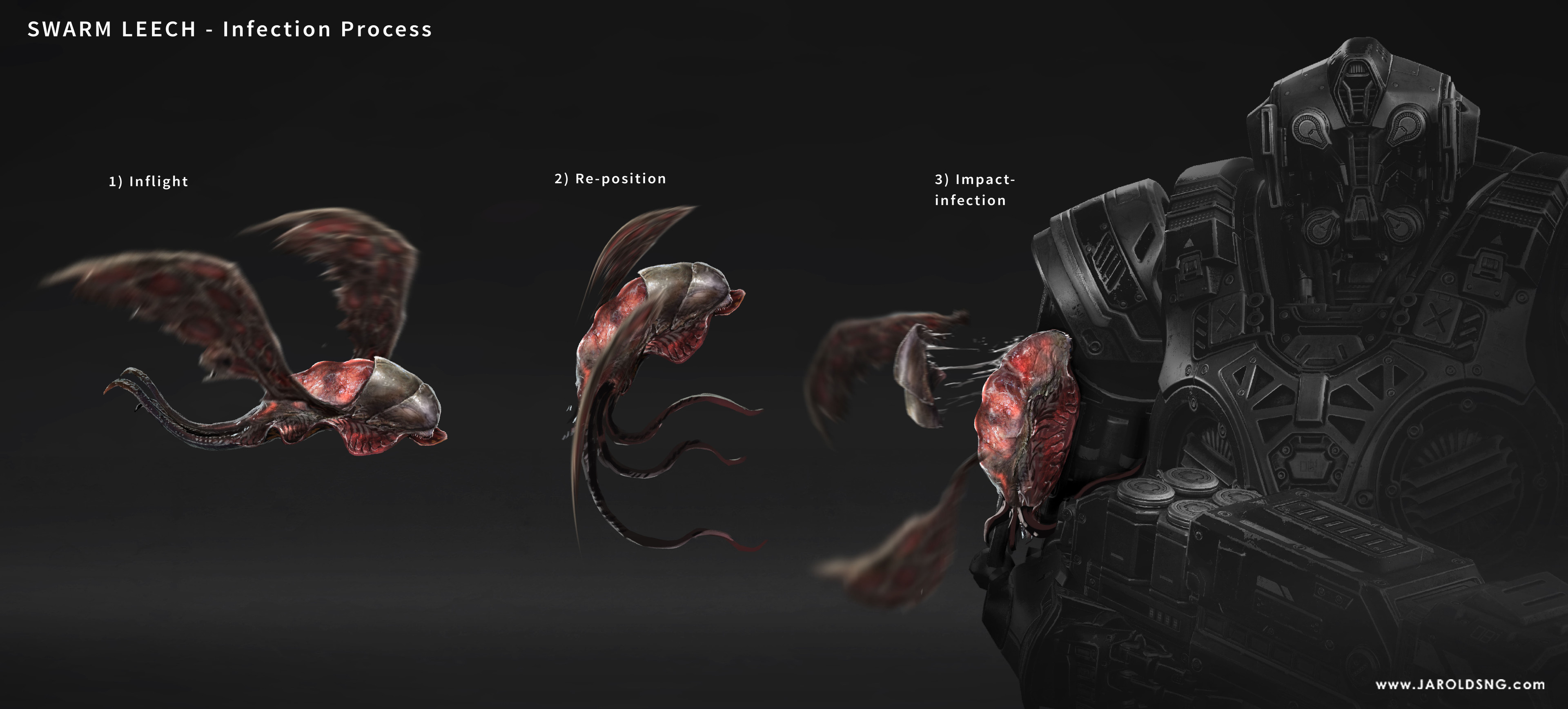 The infected карта