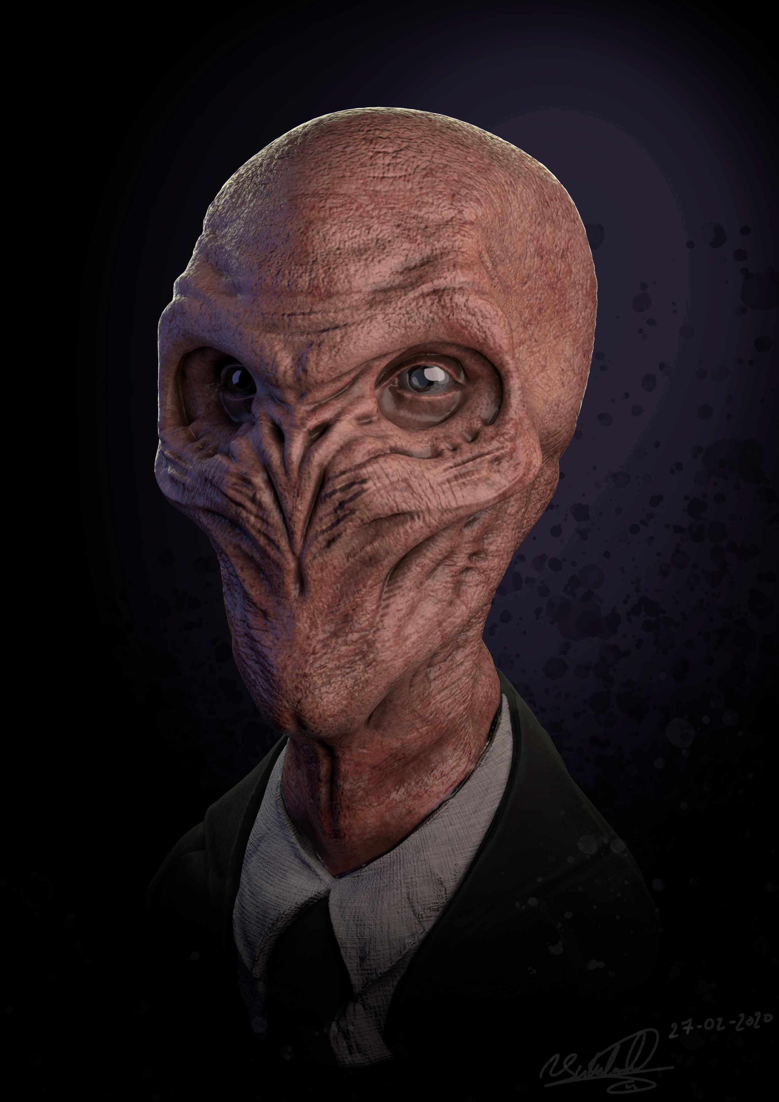 ArtStation - The Silence (Doctor Who)