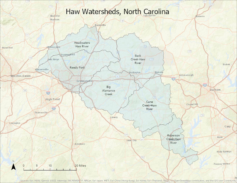 Christian Schroeder Flash Flood Modeling Haw Watershed