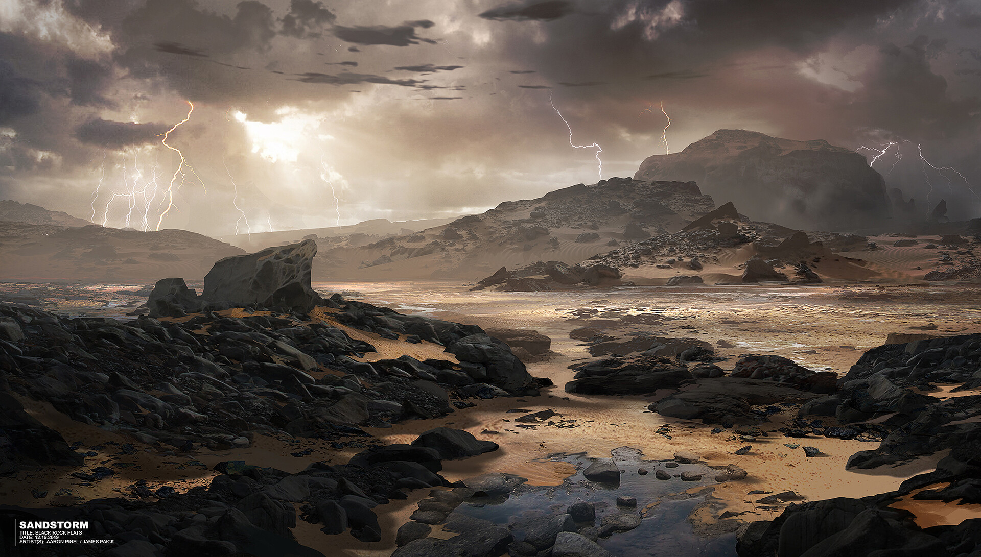 Artstation Sandstorm Vastness