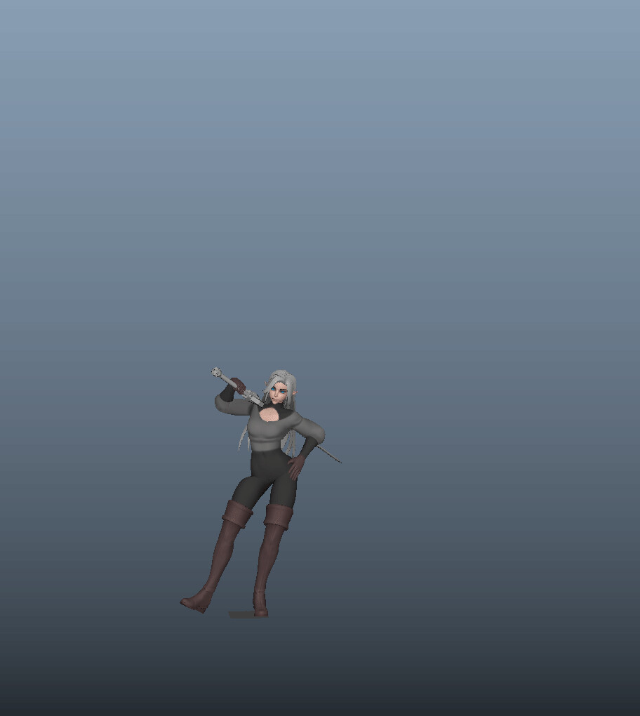 Artstation Character Weightshift Examples For Class Misty Loreen