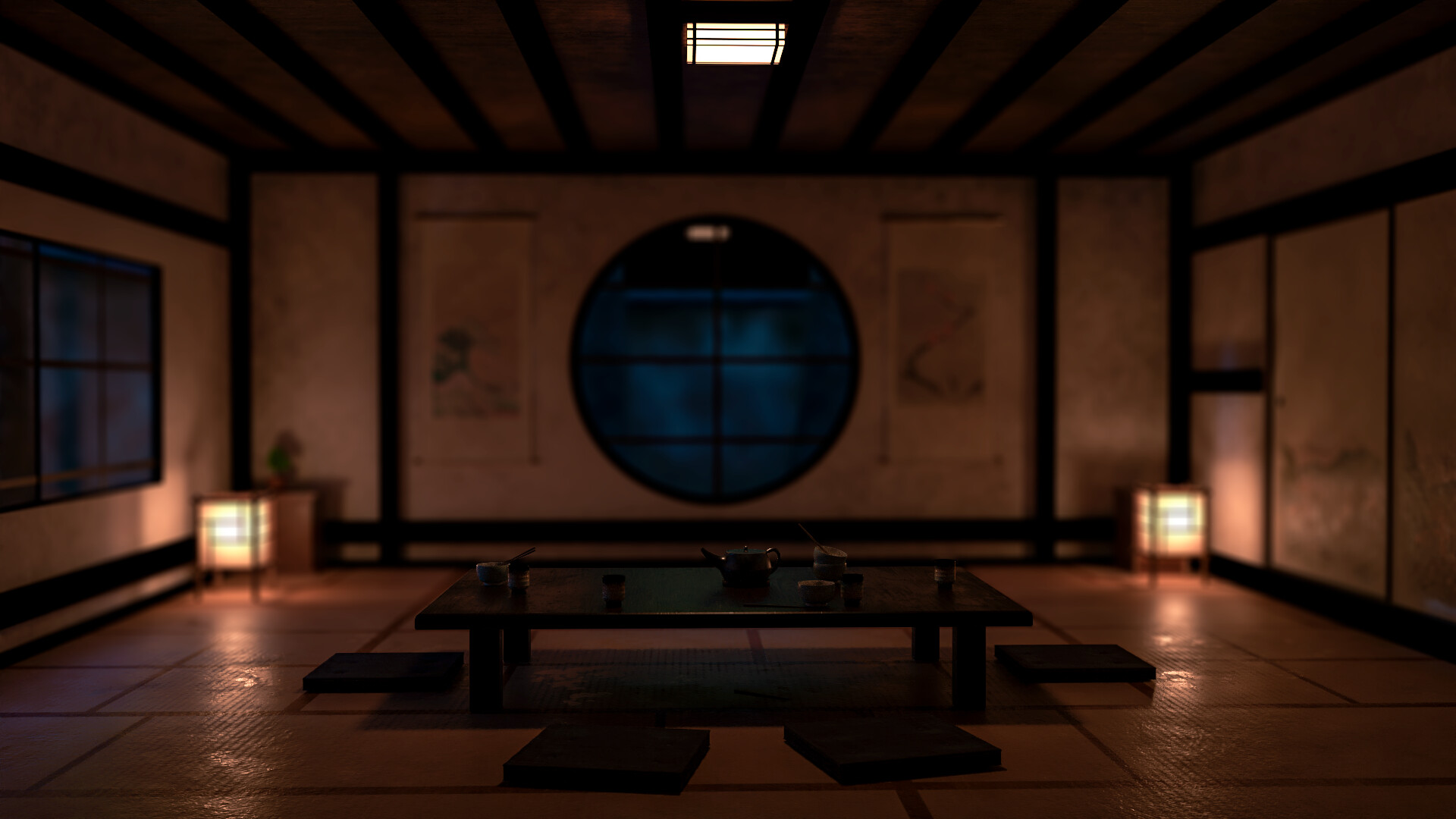 Alex Garcia Japanese Living Room