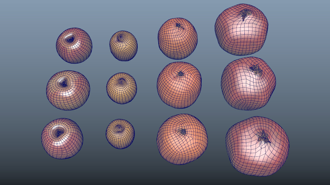 All Fruits Wireframe 1