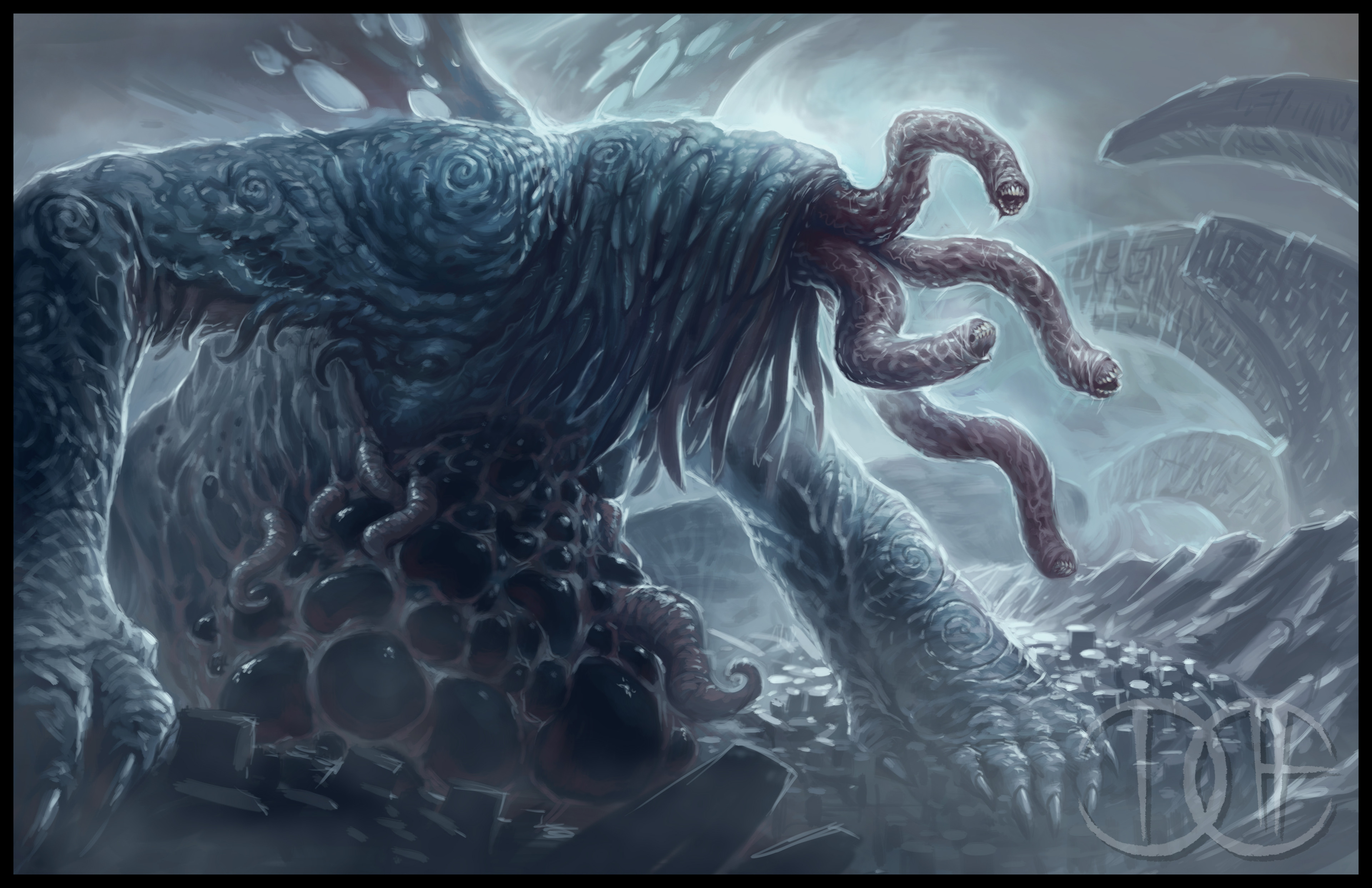 Cthulhu by David Haire : r/ImaginaryLeviathans