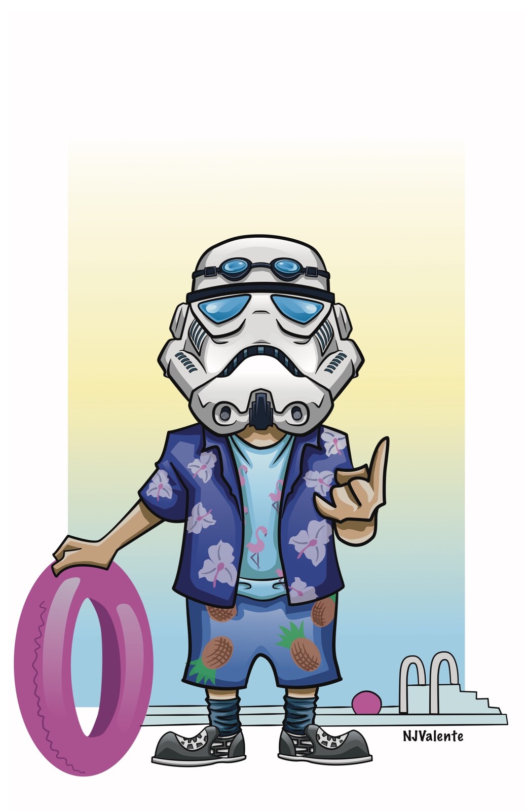 @VacationTrooper vector illustration (commission)