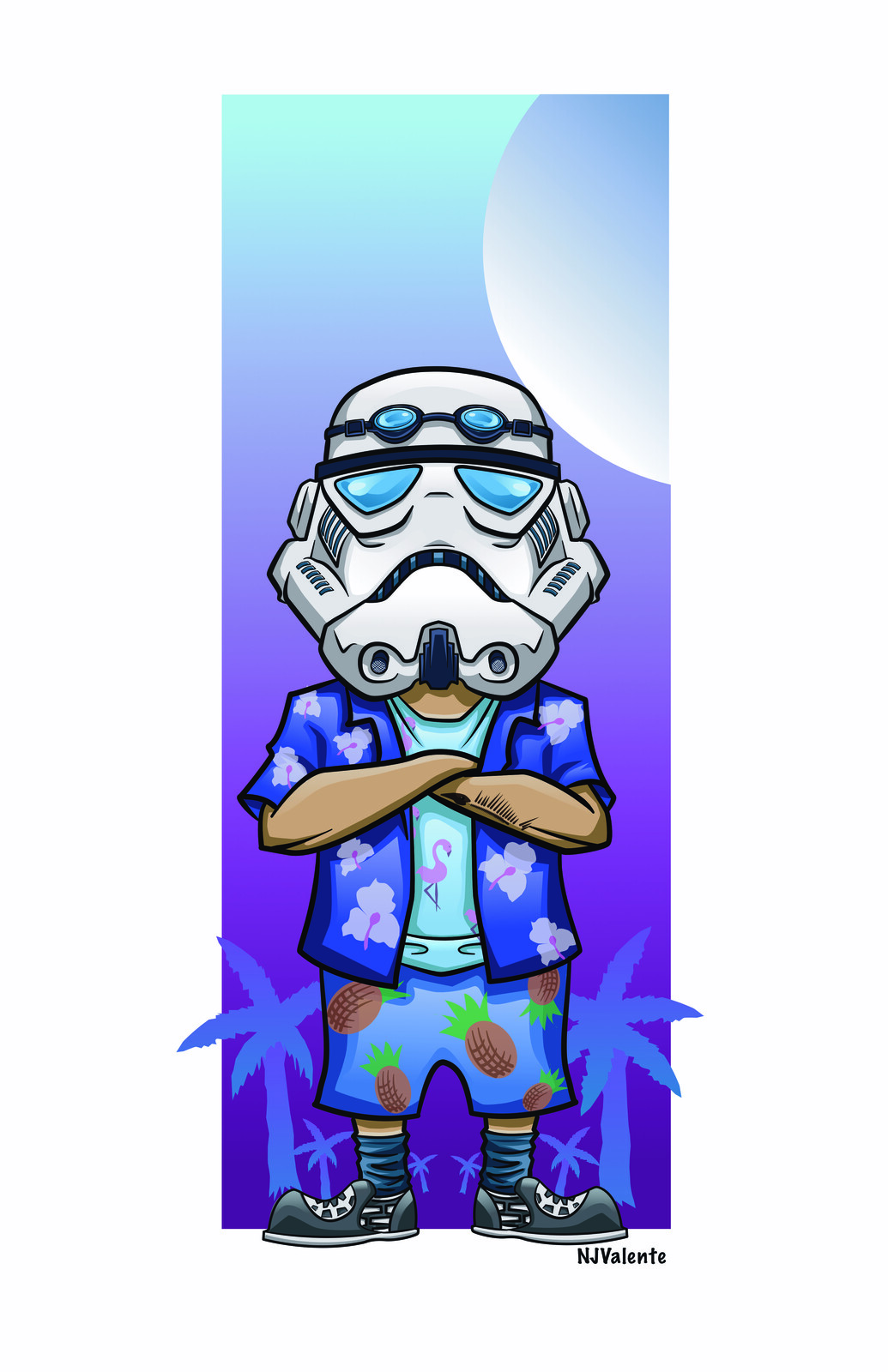 @VacationTrooper vector illustration (Commission)