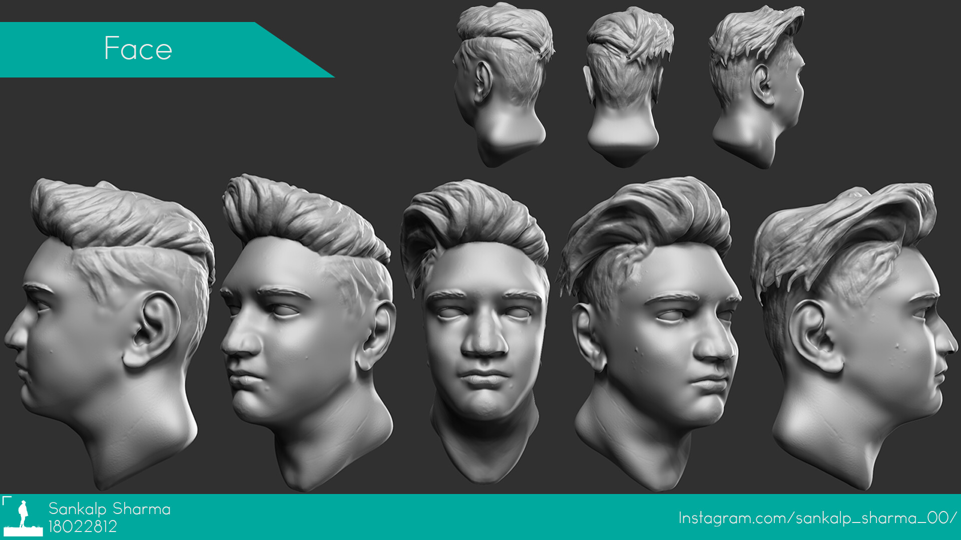 ArtStation - My Own Face Sculpt