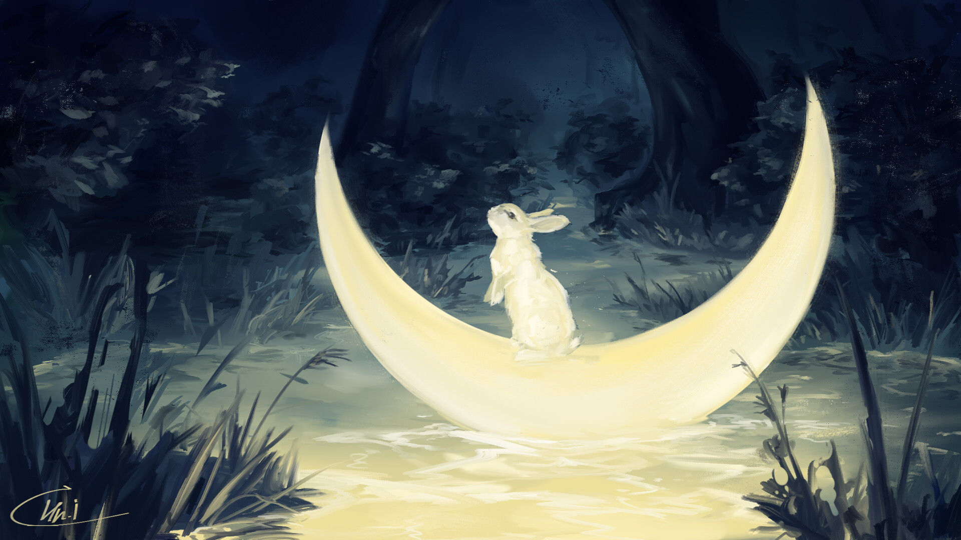 ArtStation Moon rabbit