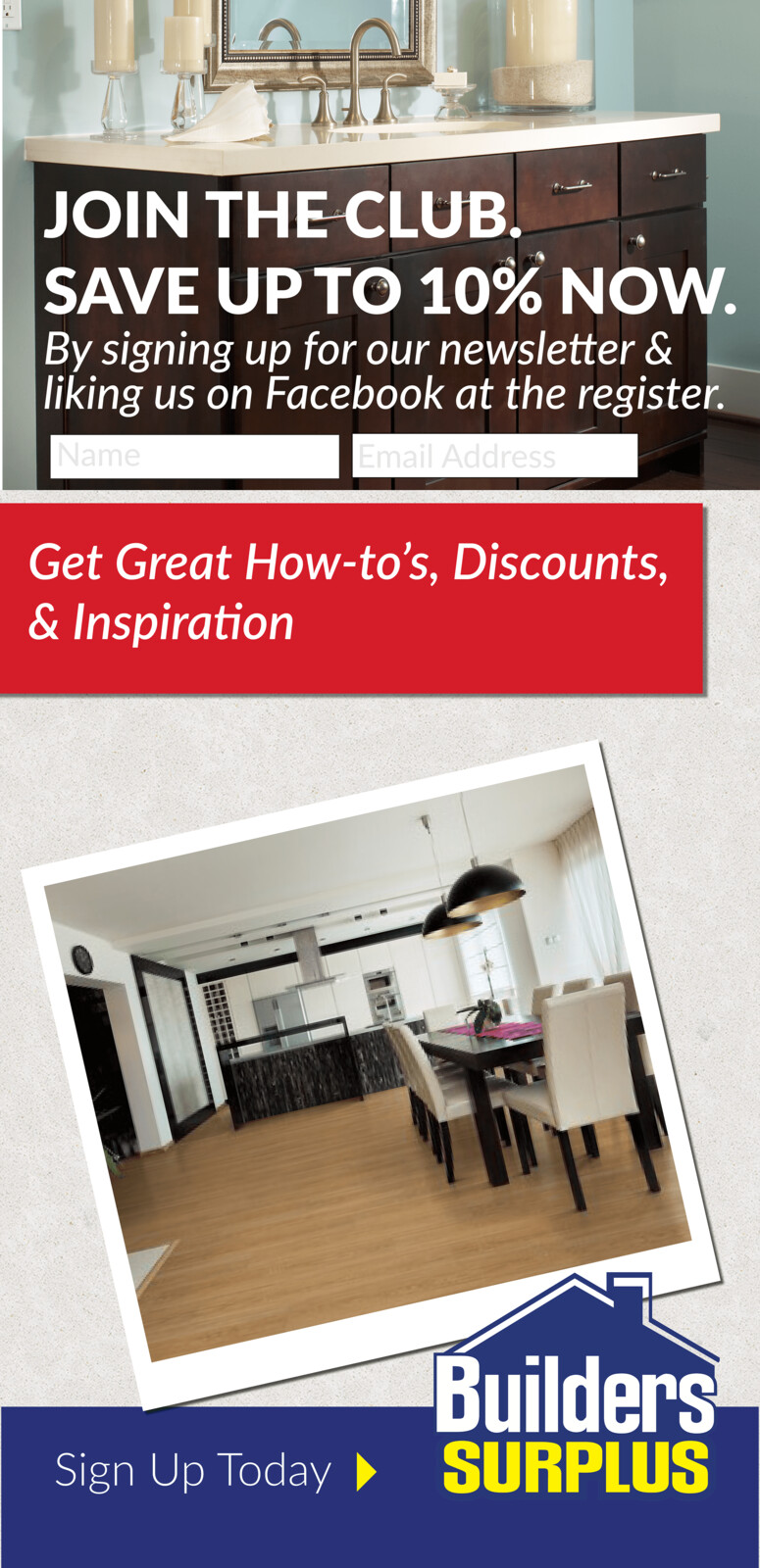 Newsletter Sign Up Banner