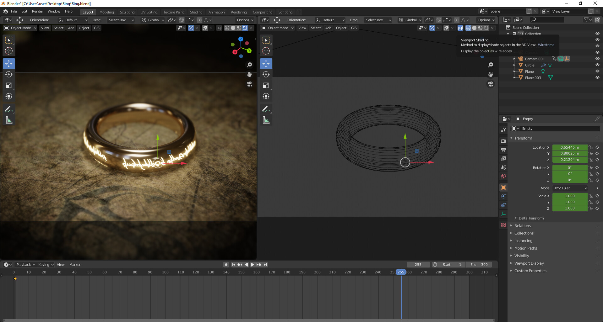 Guruprakash P Lord of the Rings Blender EEVEE Render