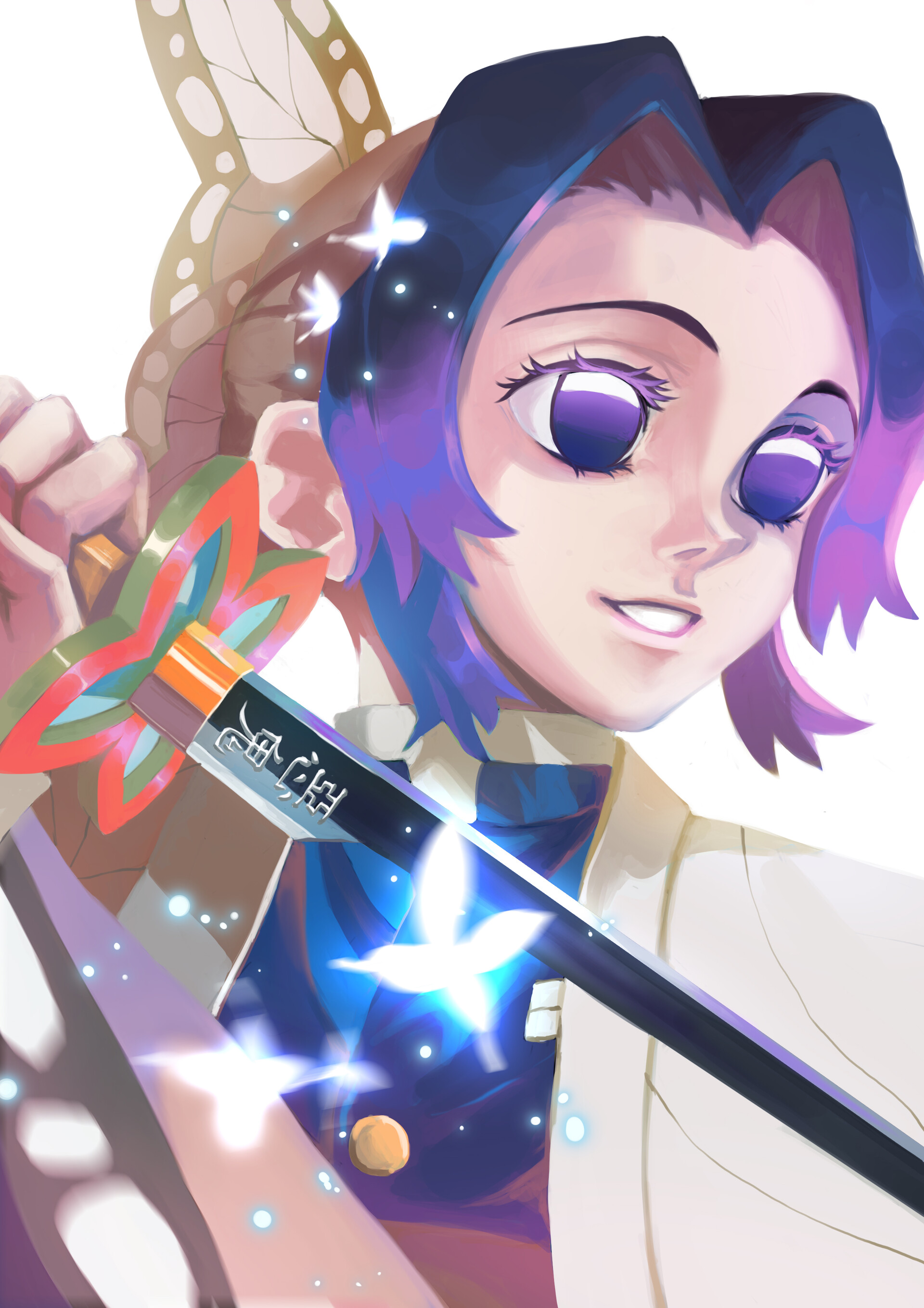 Artstation Shinobu Kocho Demon Slayer Kimetsu No Yaiba W