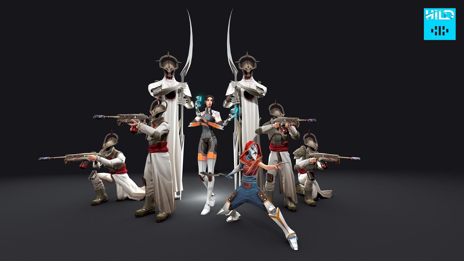 Kalma and her army (Tamas, Rajas and Sattva)