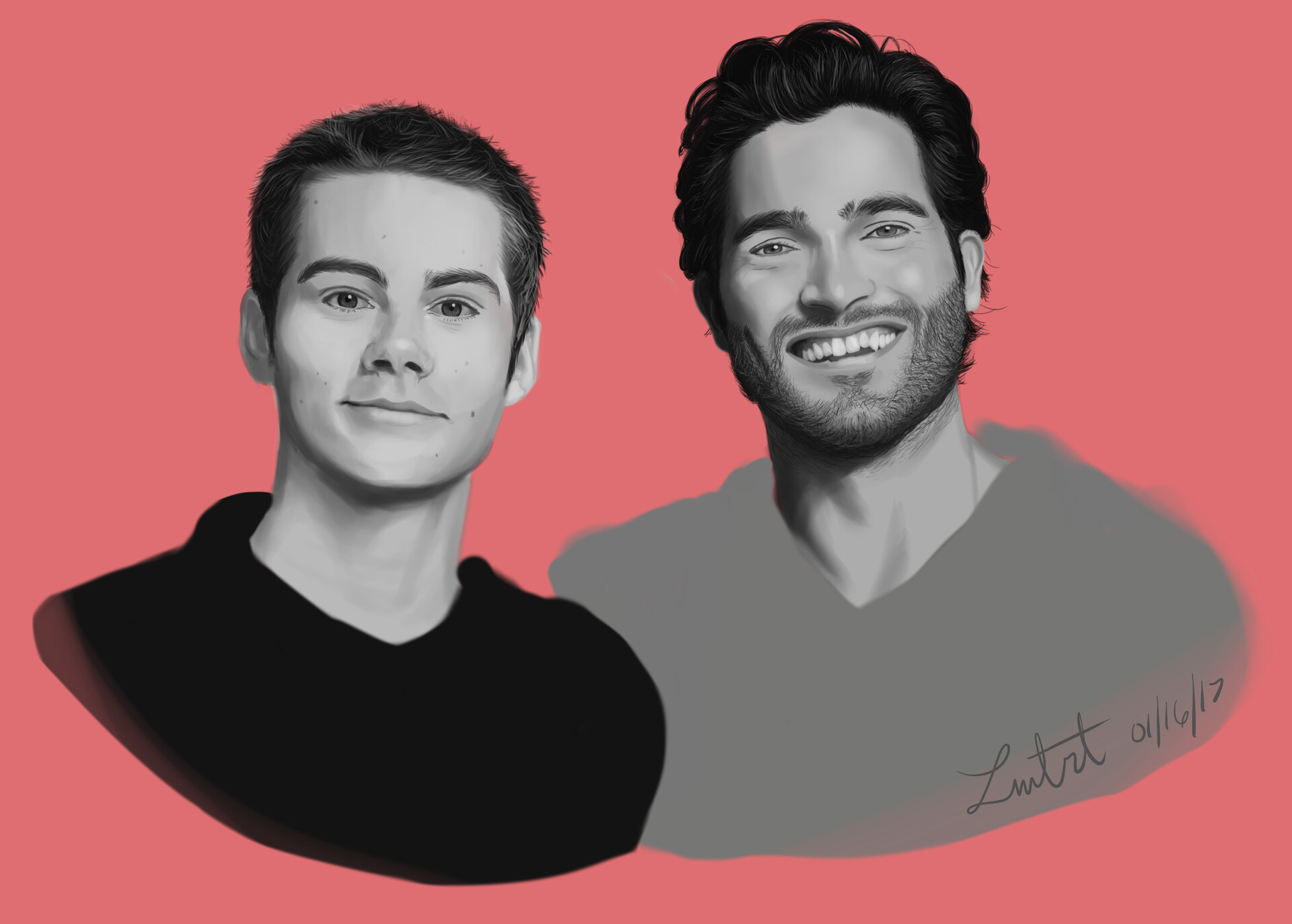 Marcos Montanez Lopez Portraits Tyler Hoechlin Dylan O Brien Tyler Posey We need to talk about this 1. tyler hoechlin dylan o brien tyler posey