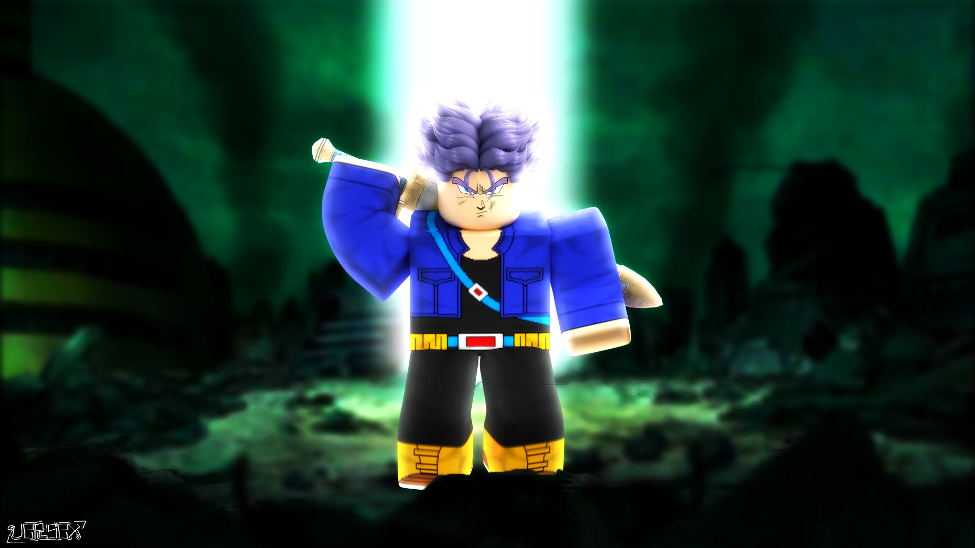 Artstation Trunks Gfx Roblox Verse X - gfx roblox