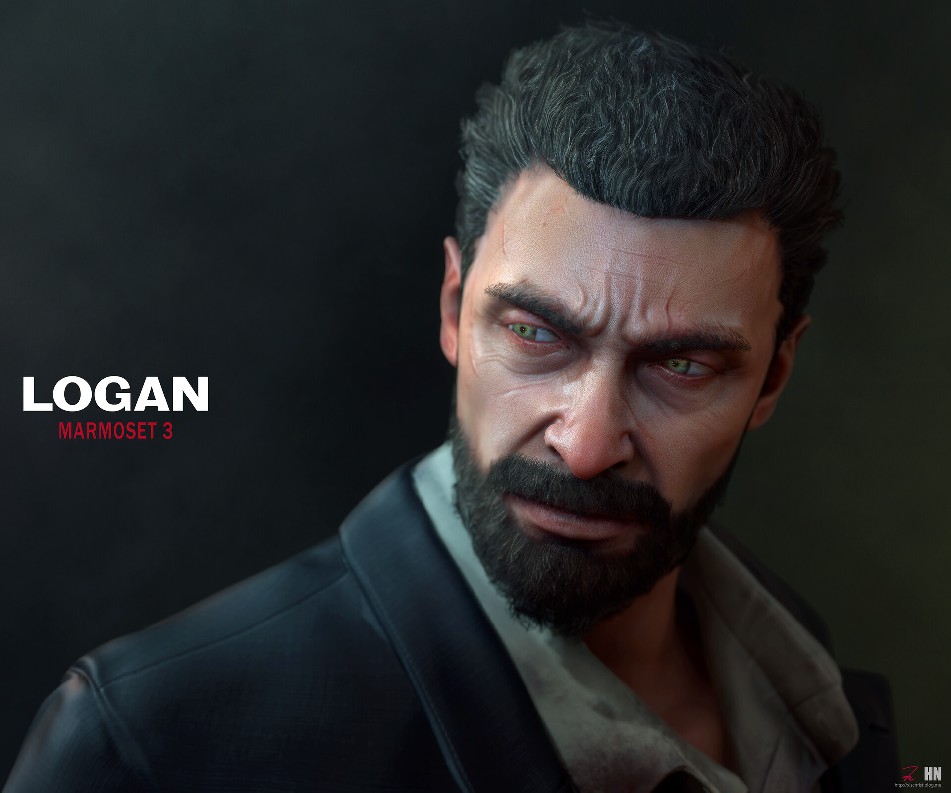 Artstation Logan 3d Character Hanna H