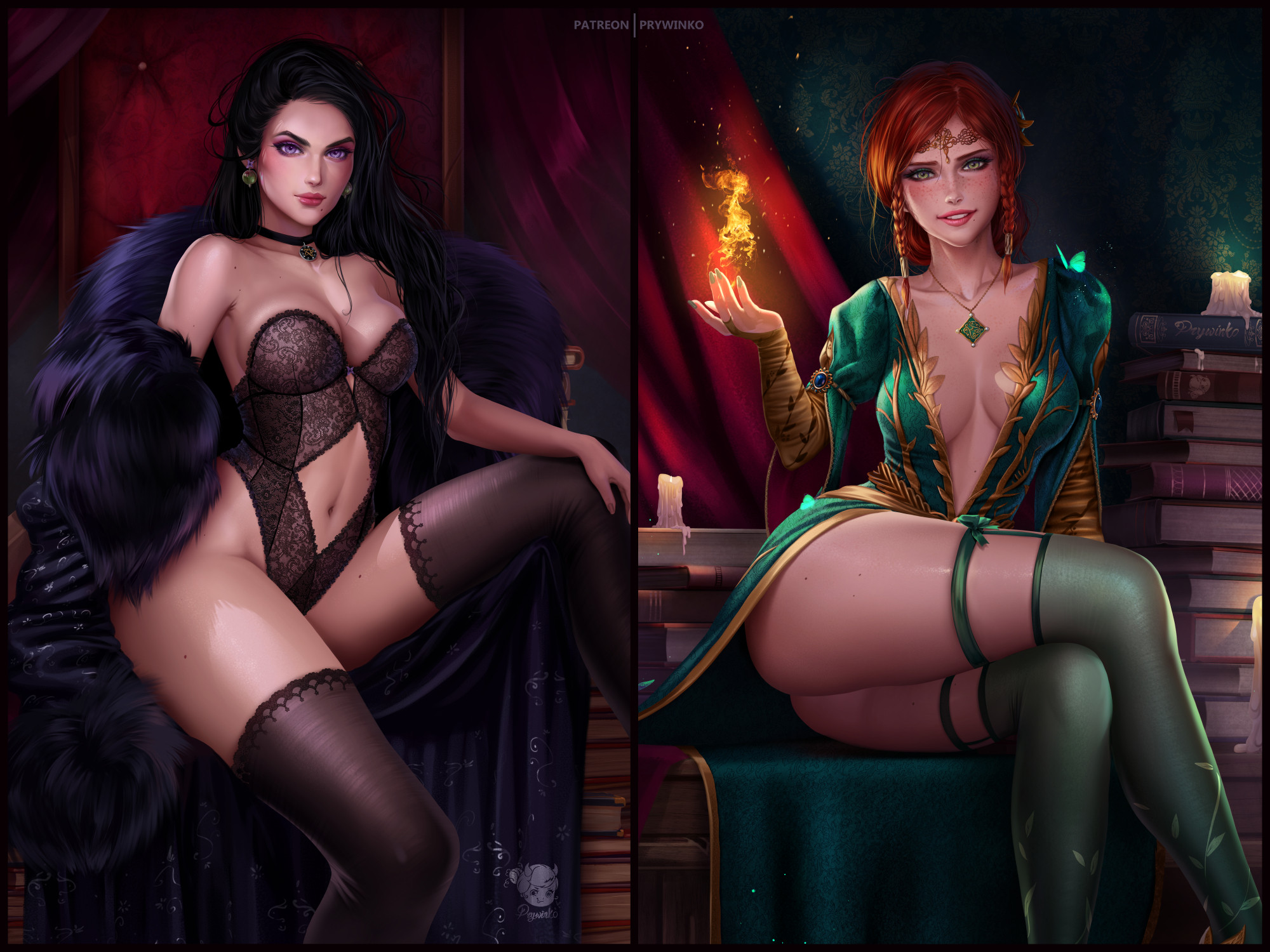 Artstation Triss Merigold Fourteenth Of The Hill Prywinko Art In your standard outfit triss merigold is always ready for battle.
