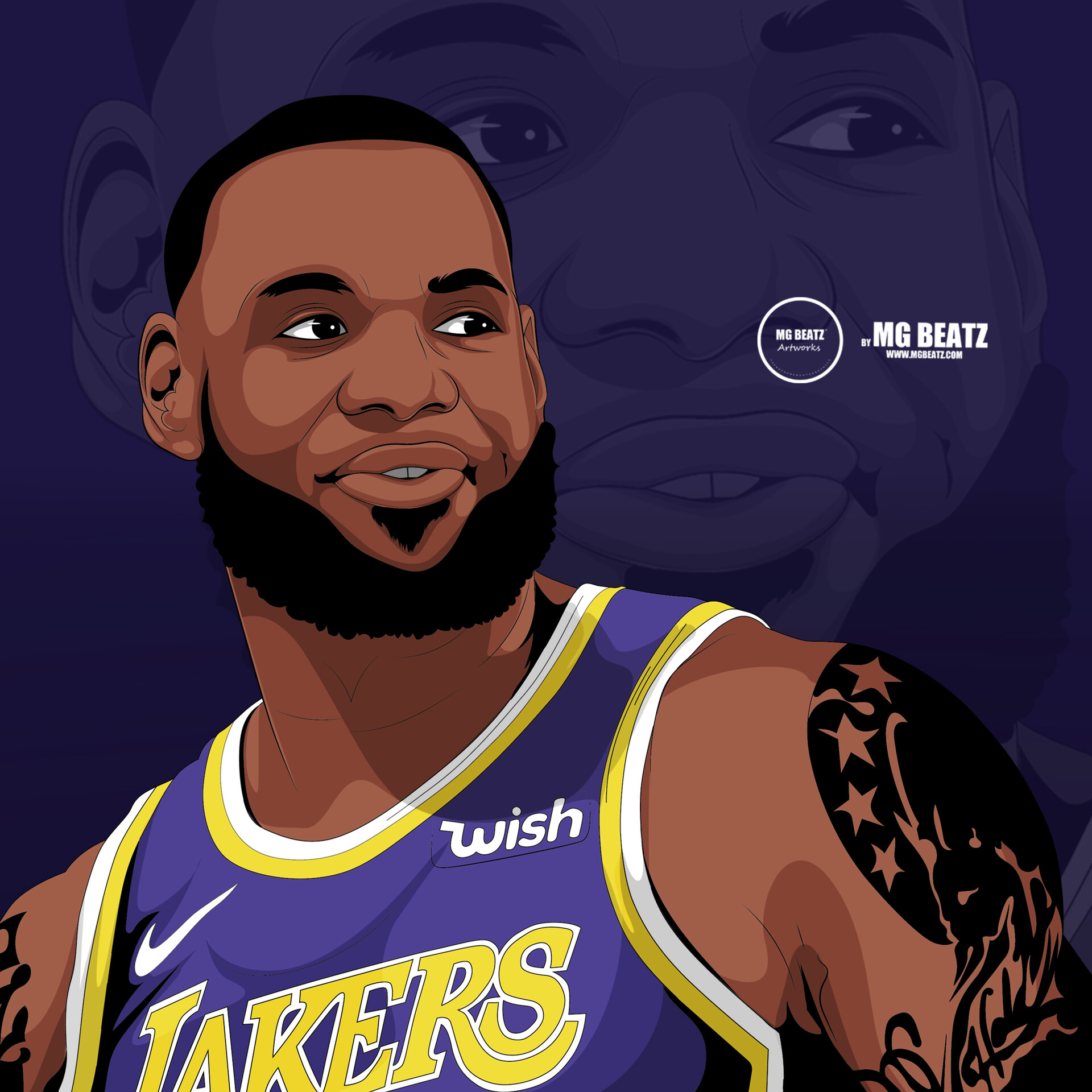 ArtStation - LEBRON CARTOON BY MUTHAPHULI SYDNEY