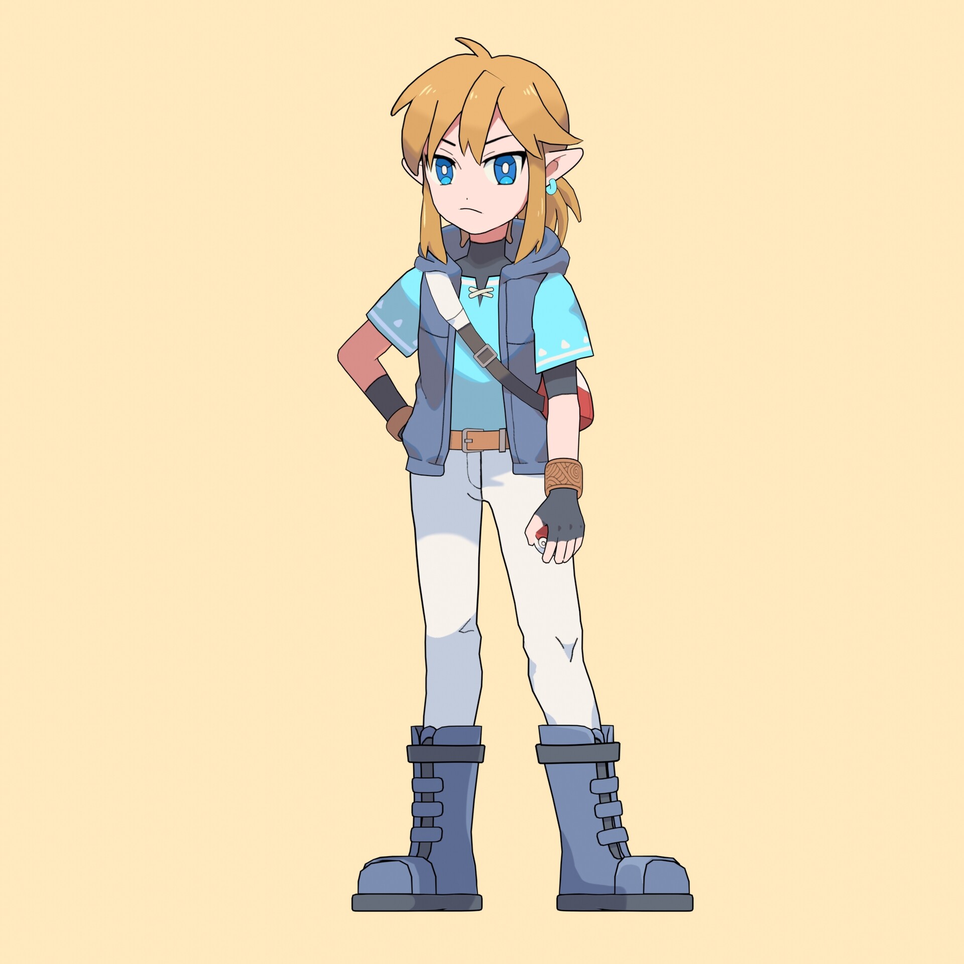 Artstation Pokemon Trainer Link Hayden Vanearden