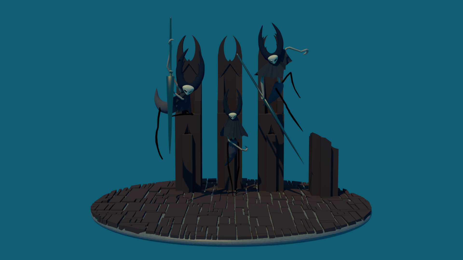 Artstation Hollow Knight 54 Mantis Lords Brandon Ehrman