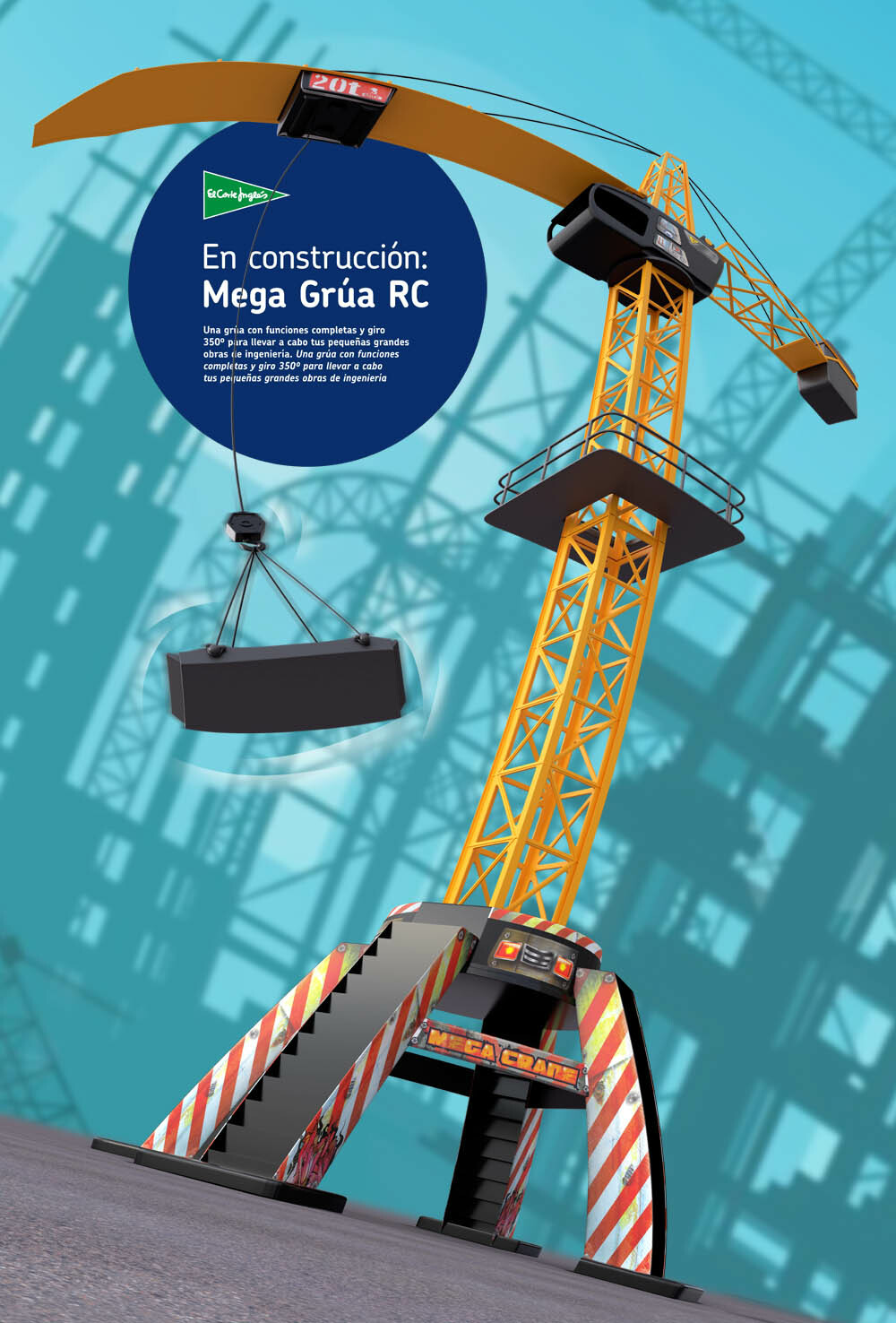 Mega grua el corte ingles best sale