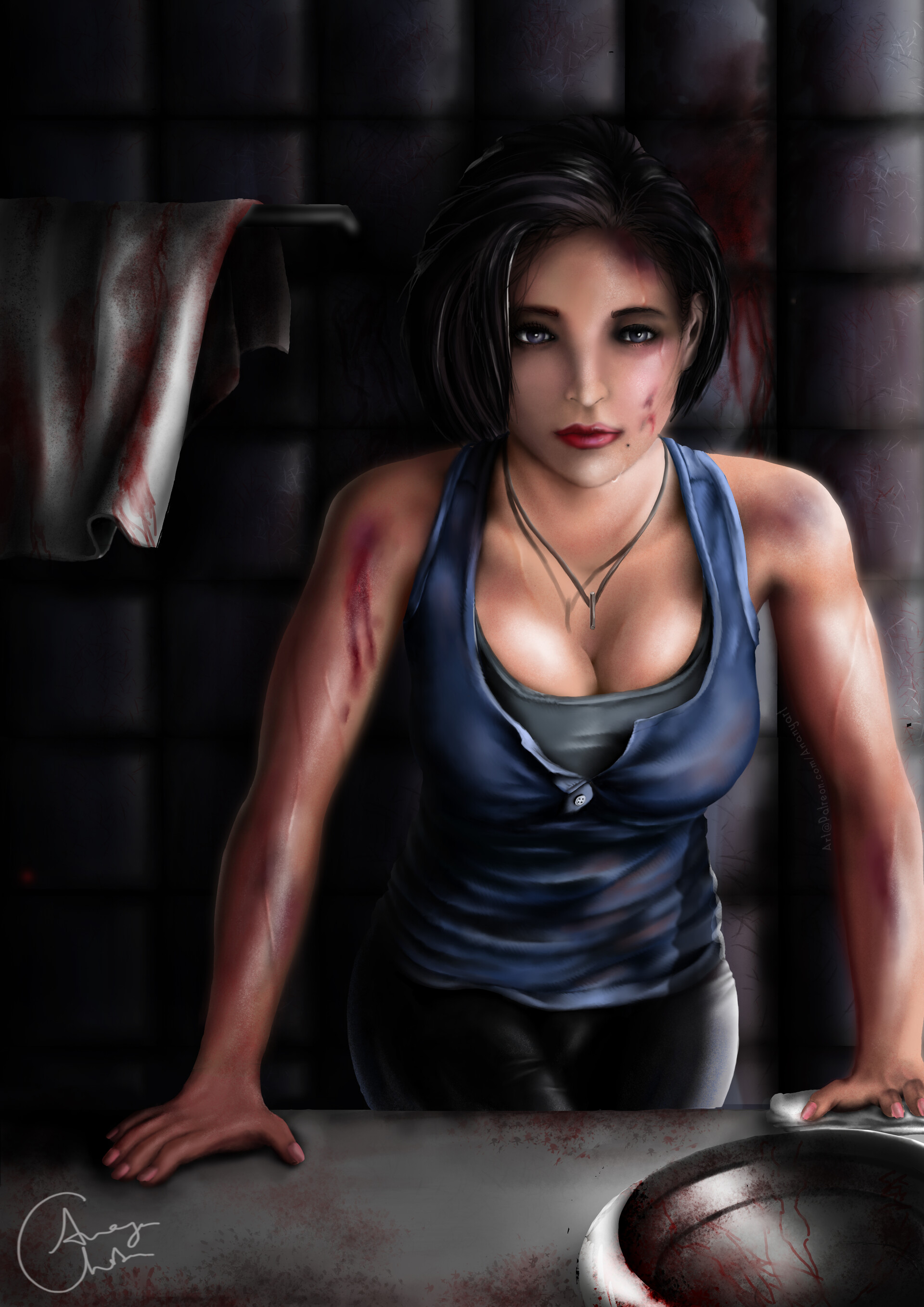 Jill Valentine from the game Resident Evil 3 Remake. 