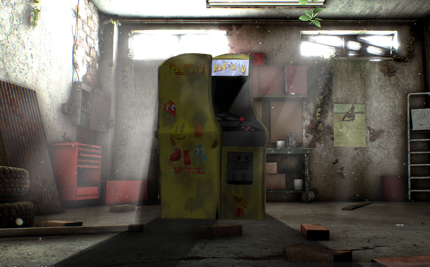 ArtStation - Pac-Man arcade machine