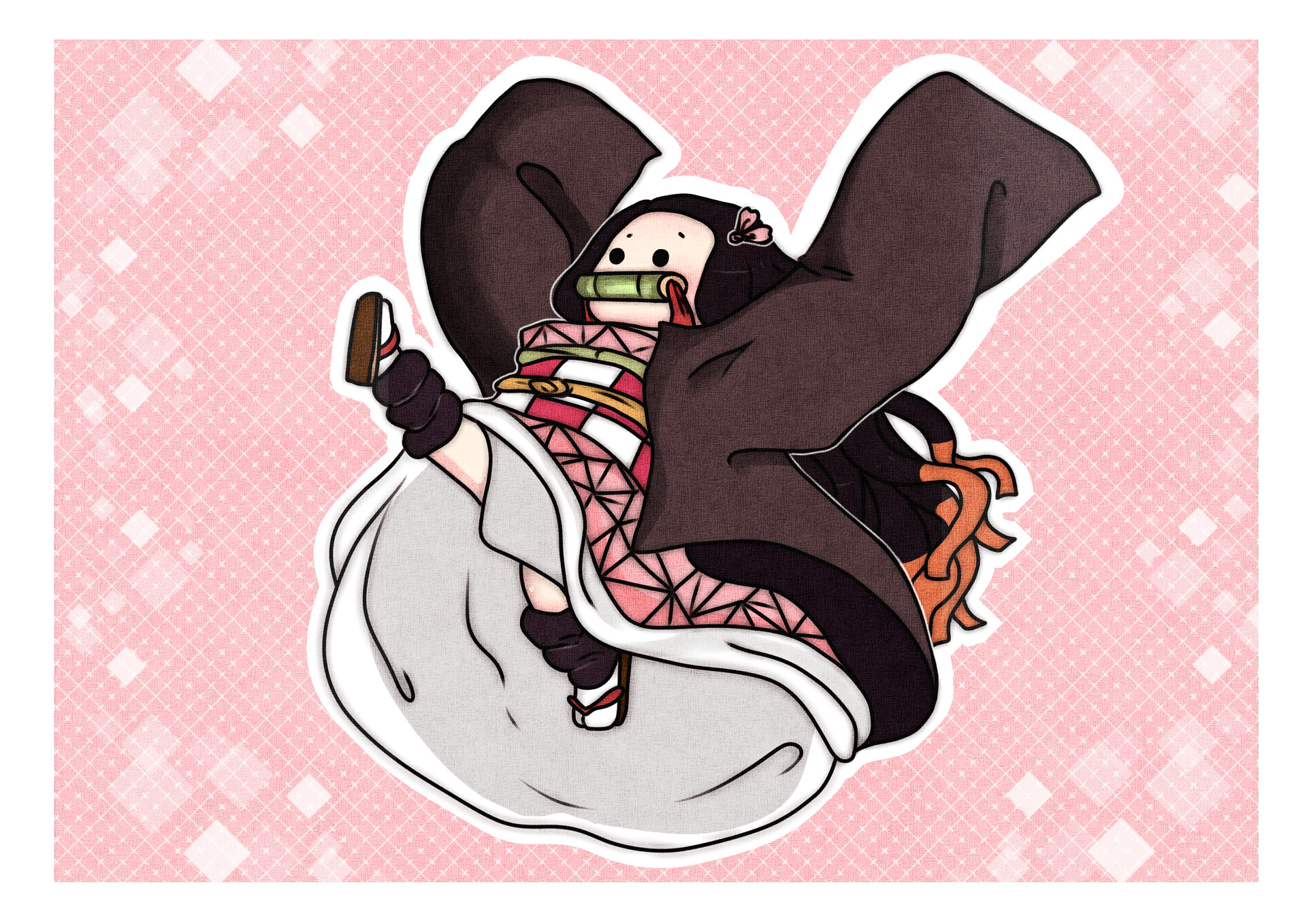 smol nezuko figure
