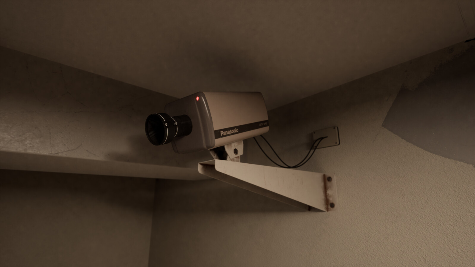Security Camera based on an old Panasonic CCTV camera