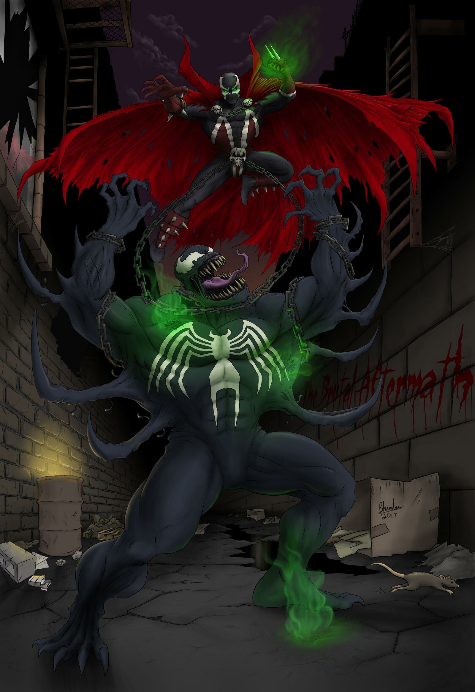 spawn vs the darkness