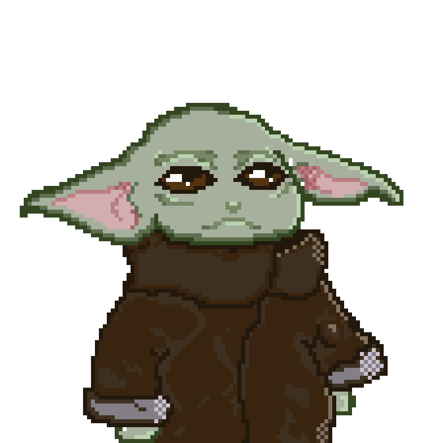 Christiana James Baby Yoda Bounce Pixel Animation Christiana James Baby Yoda Bounce Pixel Animation